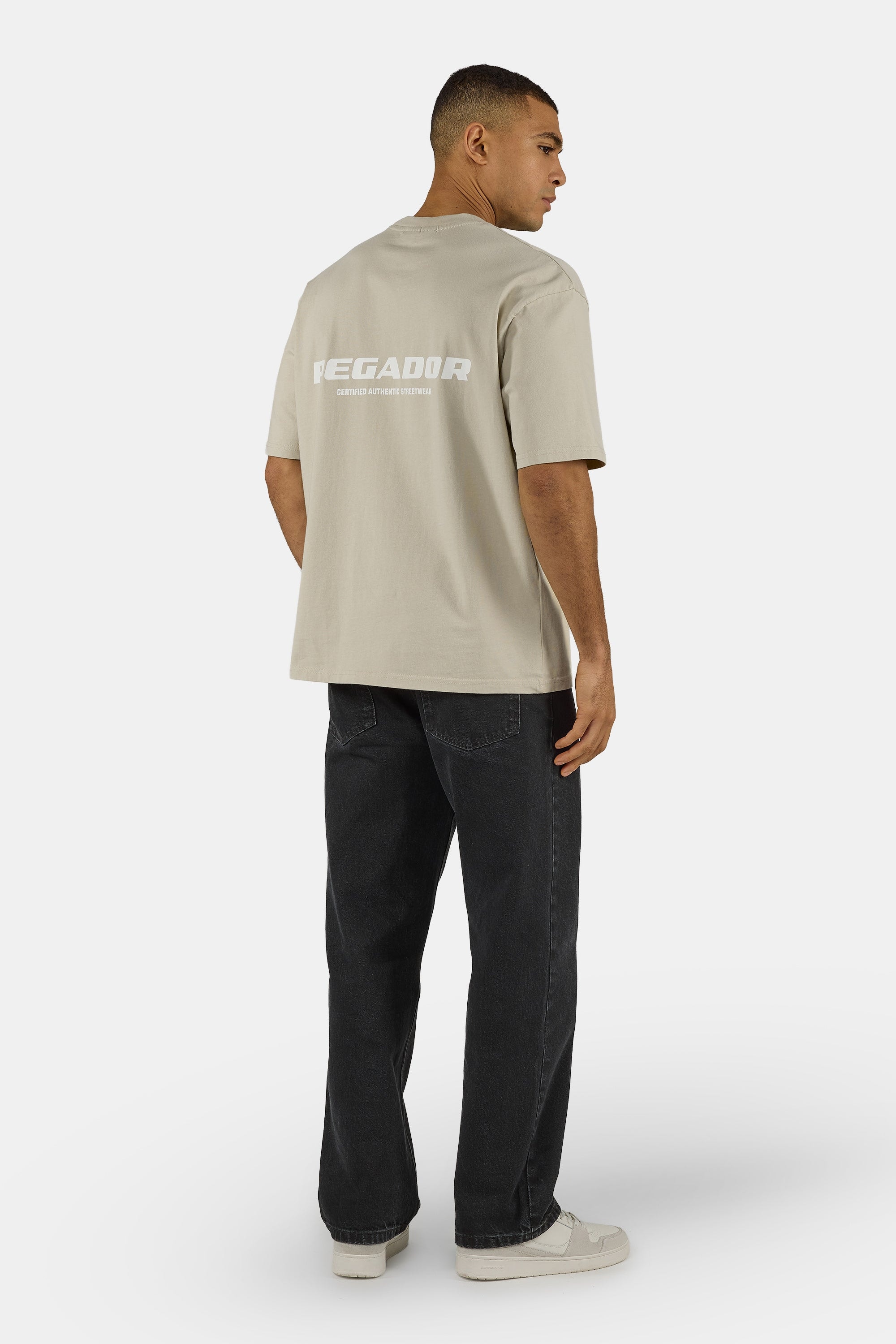 PEGADOR Shirt à col rond »COLNE LOGO OVERSIZED TEE« Coton, oversize