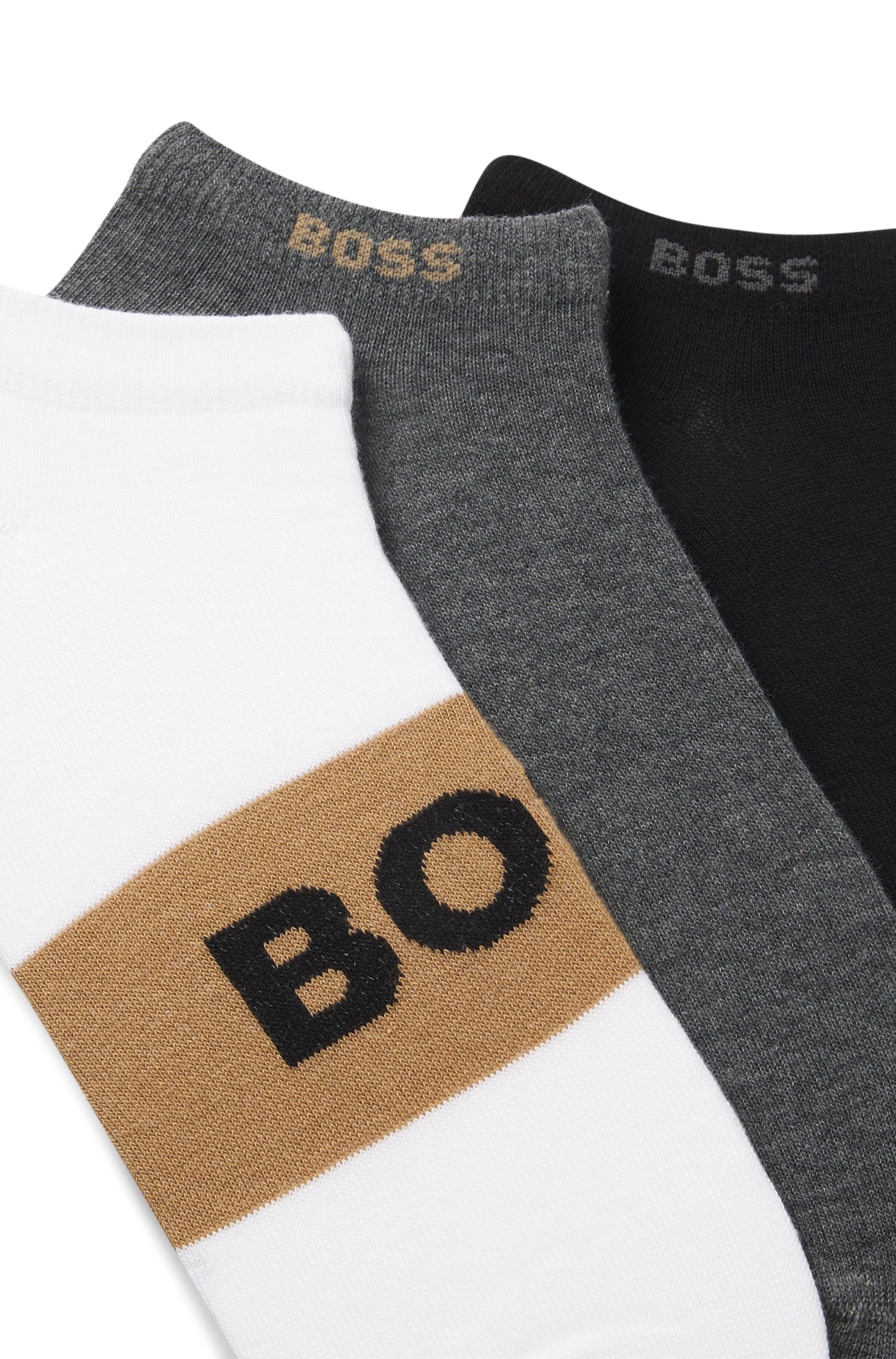 BOSS Chaussettes de baskets »3P AS Logo CC« 3 Couple tlg.