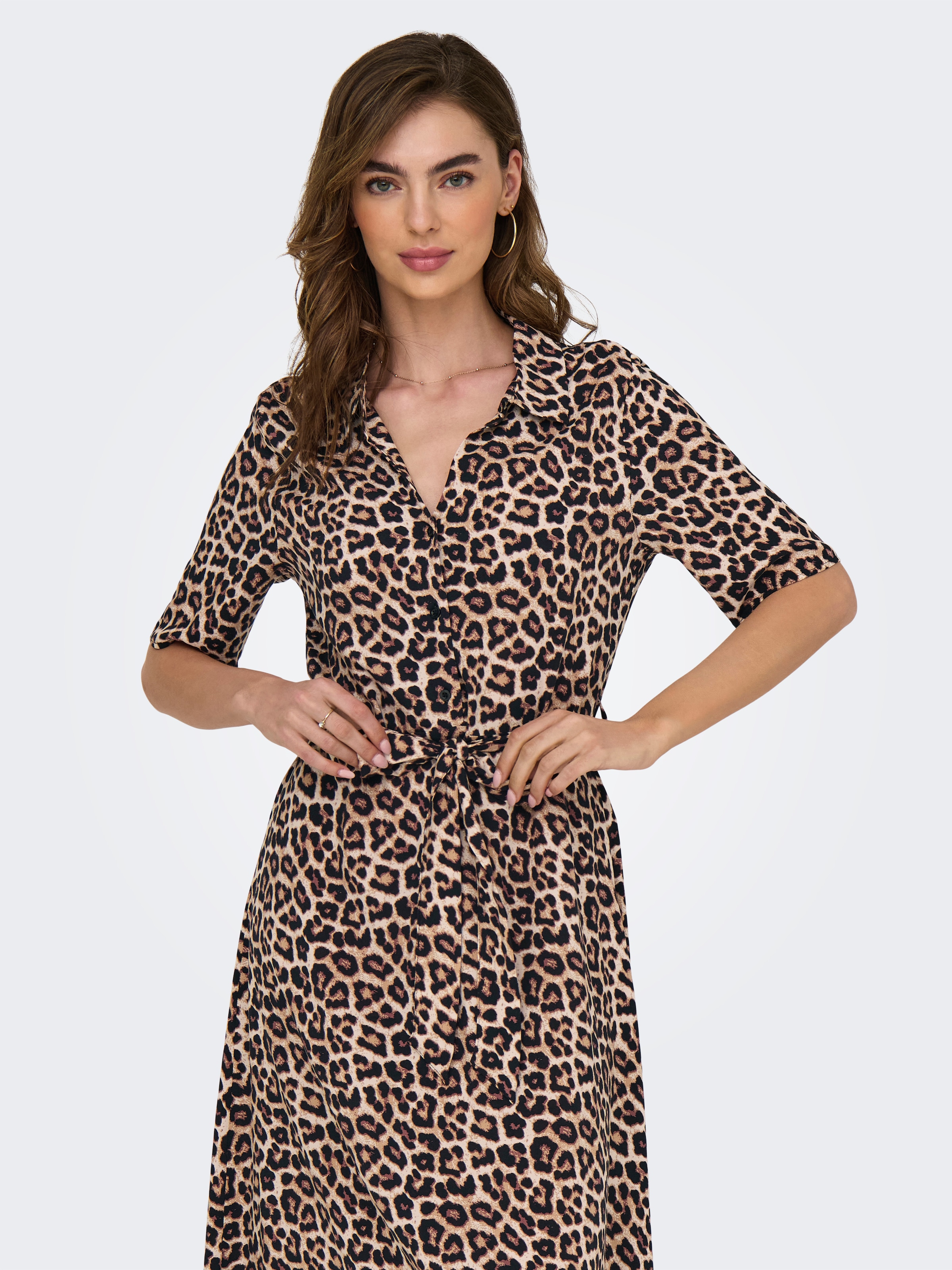 JDY Hemdblusenkleid »JDYSTARSEZEN LIFE 2/4 MIDIDRESS WVN NOOS« Sommerkleid