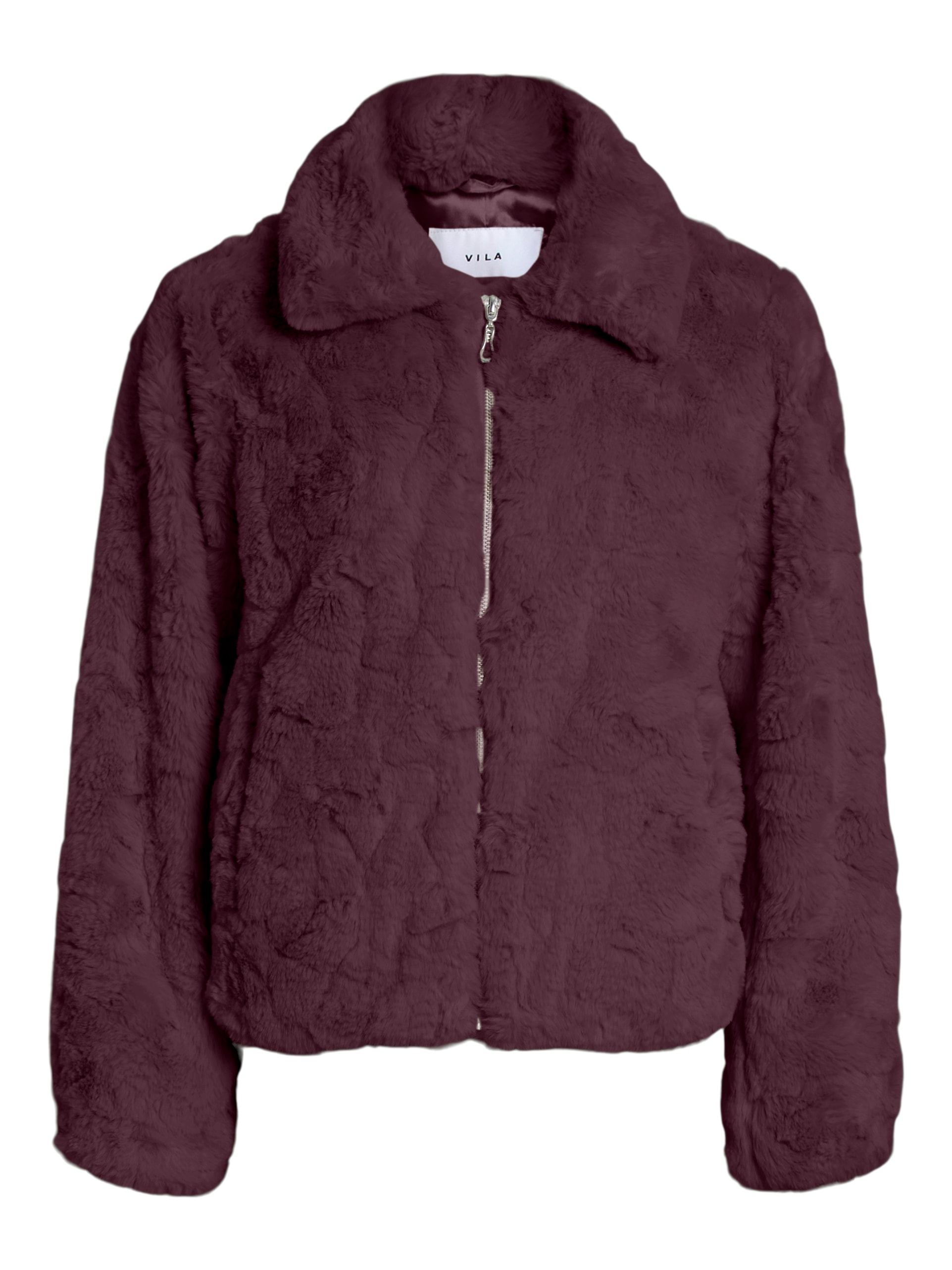 Vila Veste en fausse fourrure »VIDORTE L/S JACKET/PB« ohne Kapuze