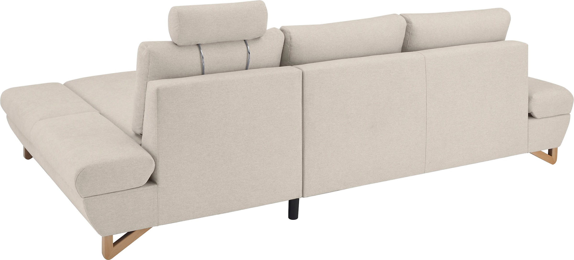 Home affaire Canapé d'angle »City/Giron, L-Form,« verstellbare Armlehnen mit Rasterfunktion