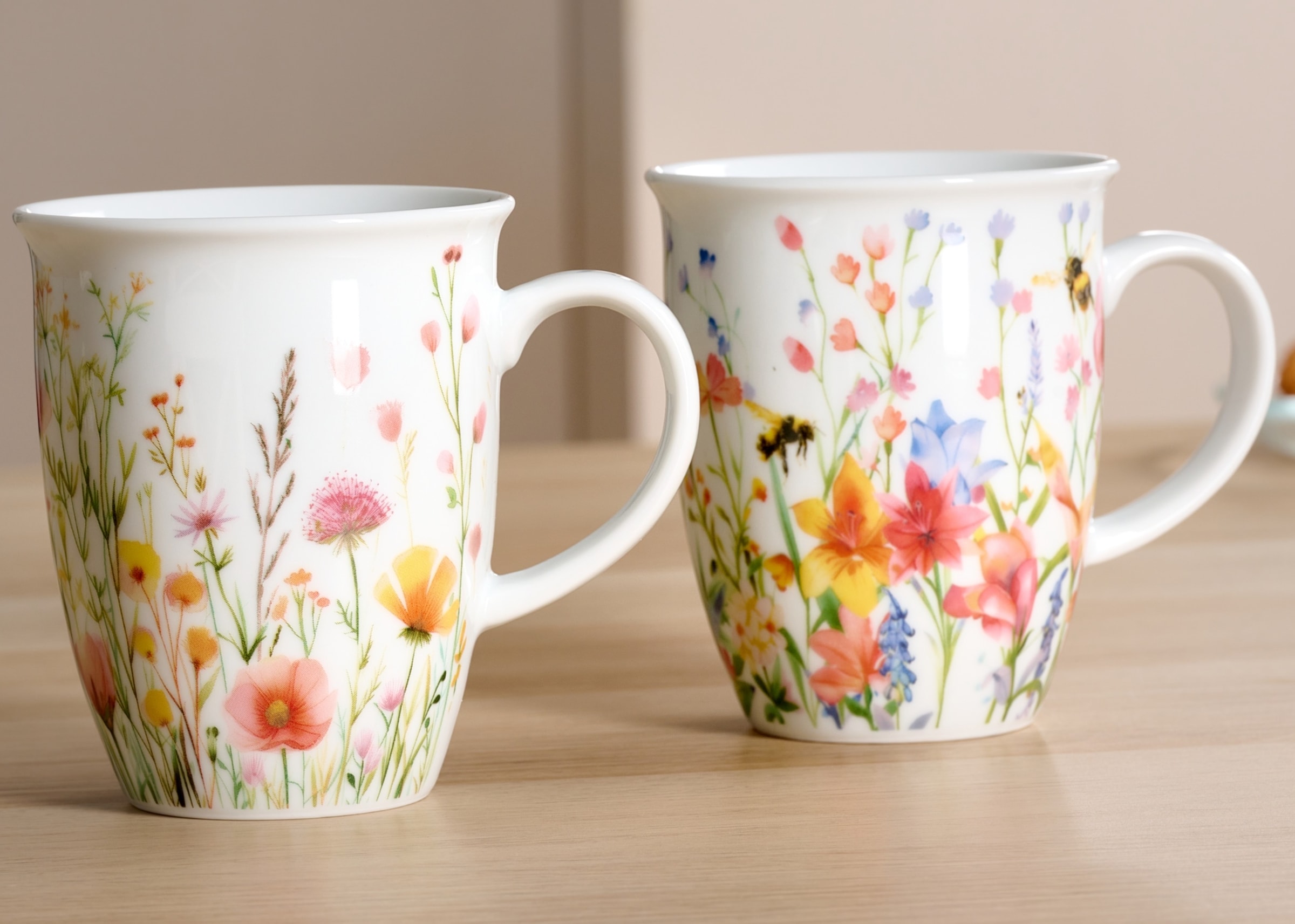 Ritzenhoff & Breker Gobelet »Flowers« Kaffeebecher, je 320 ml
