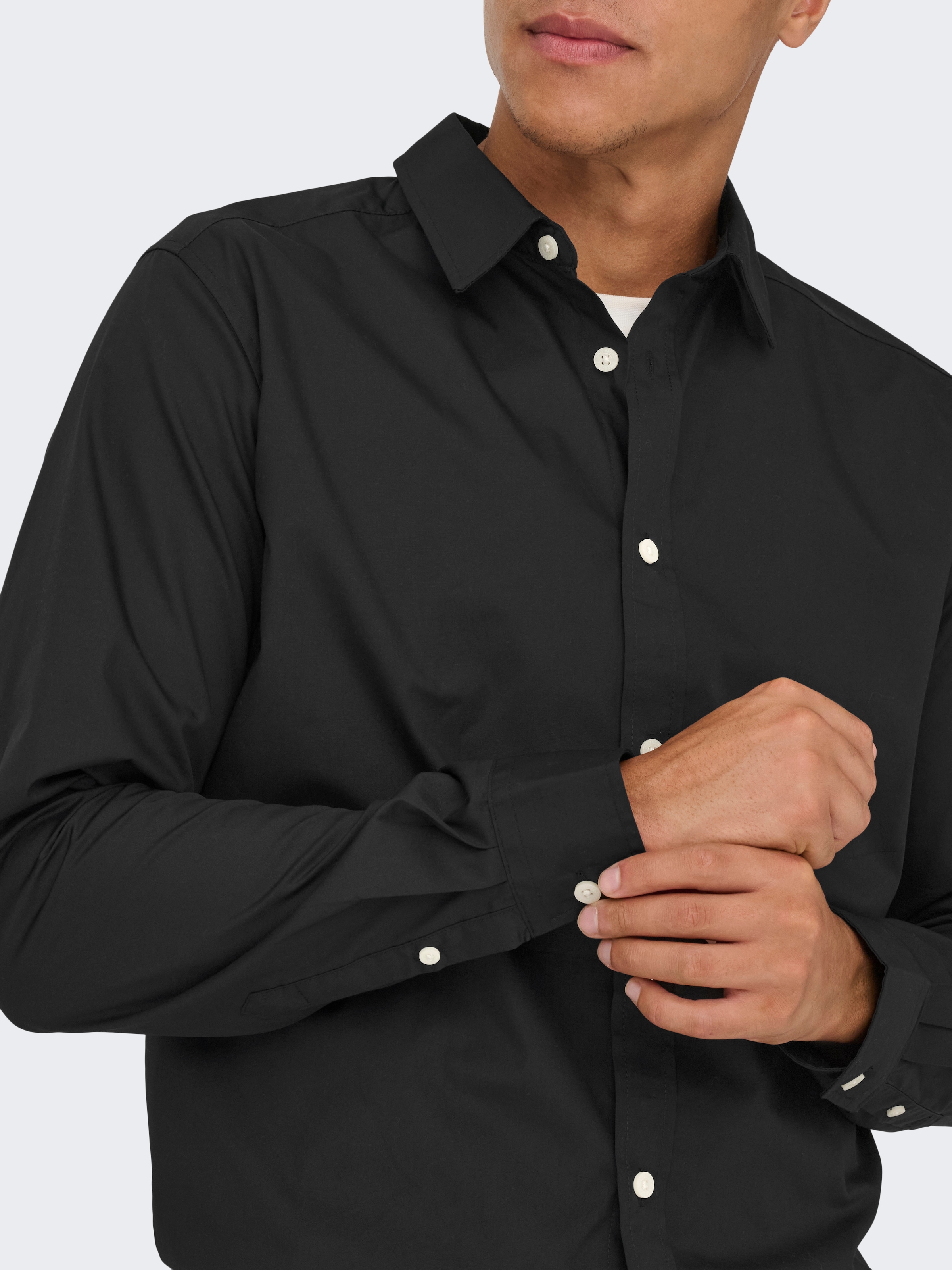 ONLY & SONS Chemise à manches longues »ONSFLORIAN LIFE LS POPLIN SHIRT OTL«