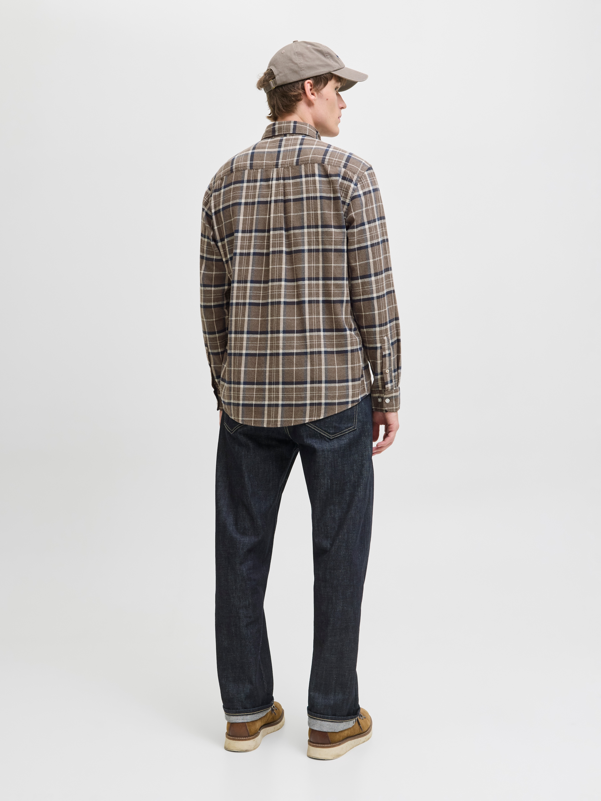 Jack & Jones Langarmhemd »JJECLASSIC FLANNEL CHECK SHIRT LS SN«