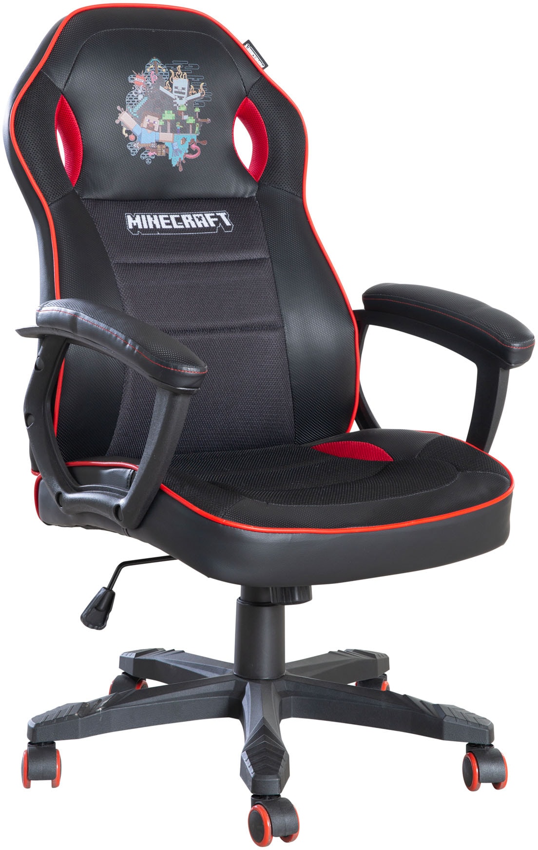 Phoenix Chaise de jeu () 1 cuisdétails rouges, fauteuil de course