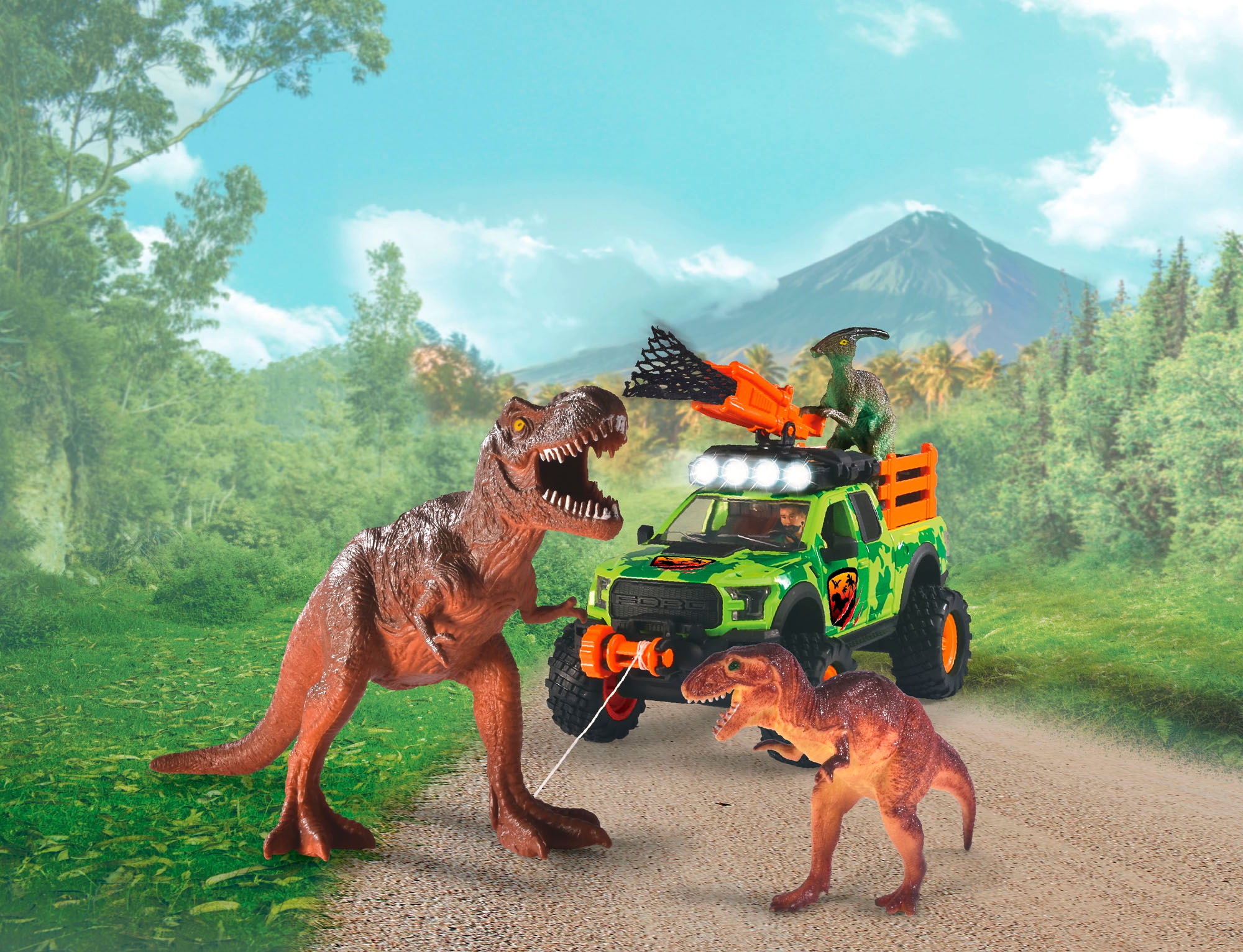 Dickie Toys Personnage de jeu »Spielset - Dino Hunter« mit Licht und Sound