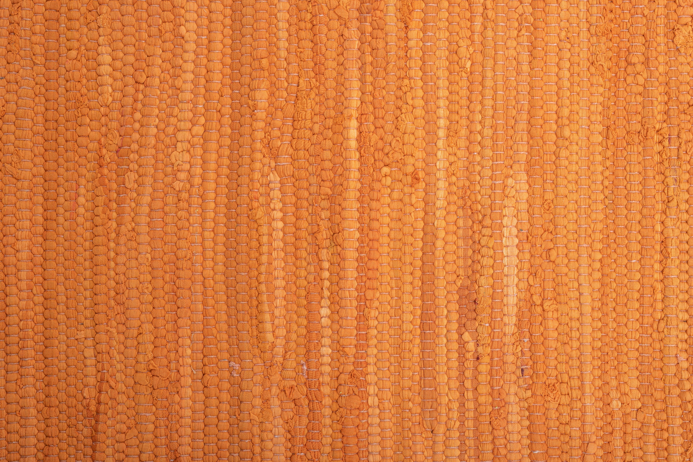 my home Teppich »Cadis« rechteckig 5 mm Höhe Wendeteppich, mit Fransen, Uni Farben, handgewebt, reine Baumwolle