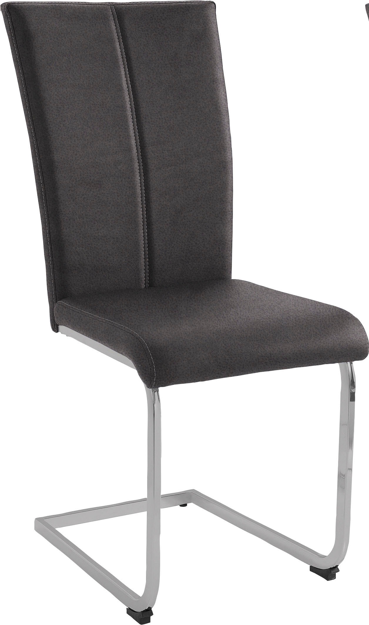 Home affaire Chaise cantilever »Nils« (Ensemble) 2 cuisStuhl belastbar bis 120 Kg, Gestell Metall im Chrom-Look oder Schwarz
