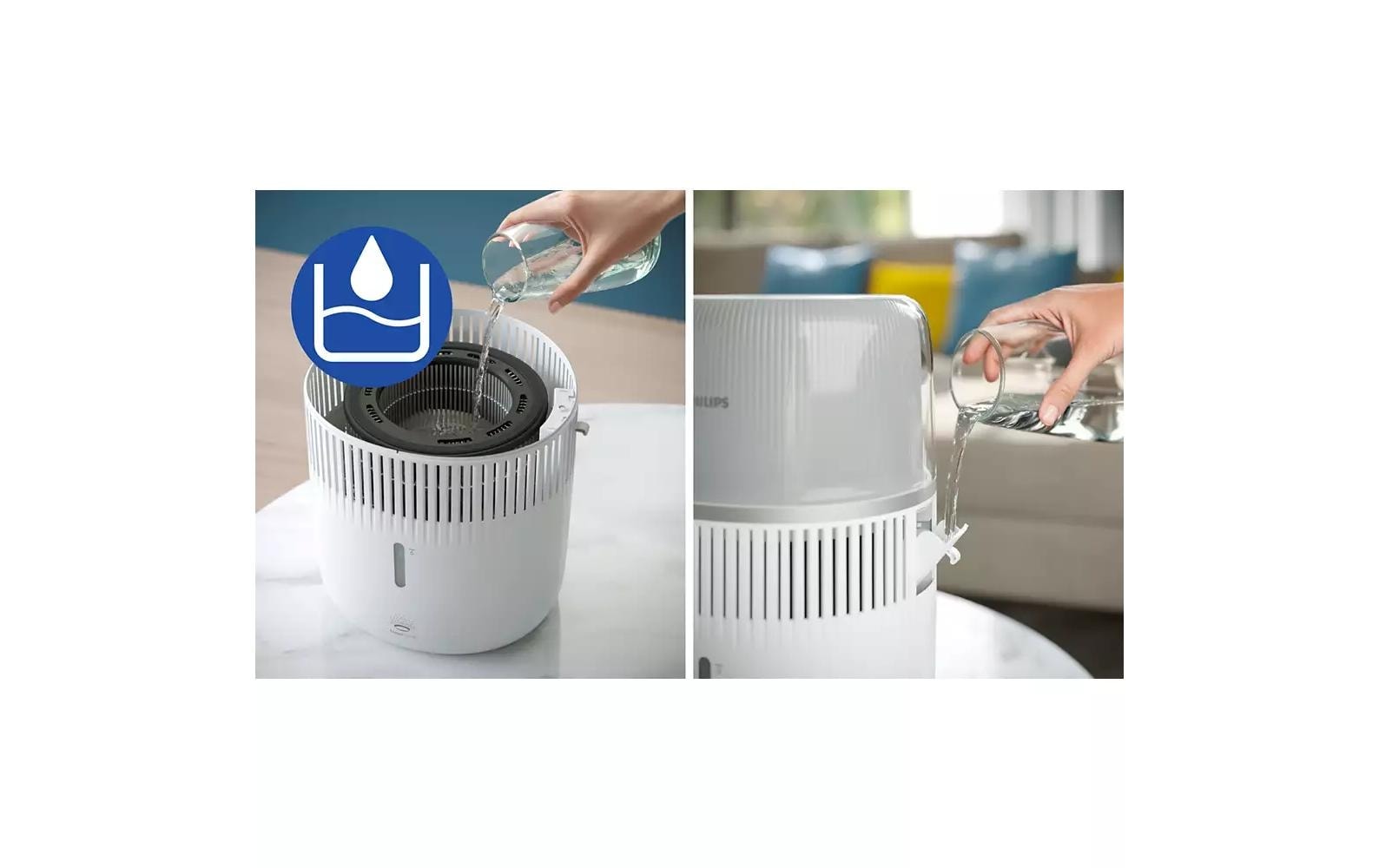 Philips Luftbefeuchter »HU5710/03 5000 Series« 4,5 l Wassertank für 56 m² Räume, mit NanoCloud Technologie