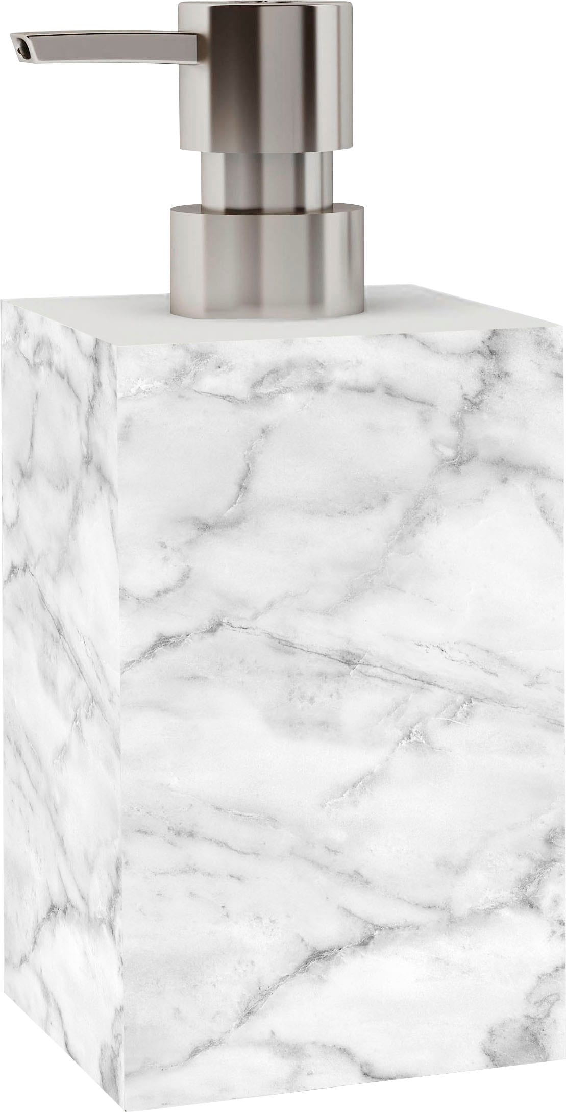 Sanilo Set d'accessoires de salle de bain »Marmor« 2-teiliges Set aus Seifenspender und WC-Bürste