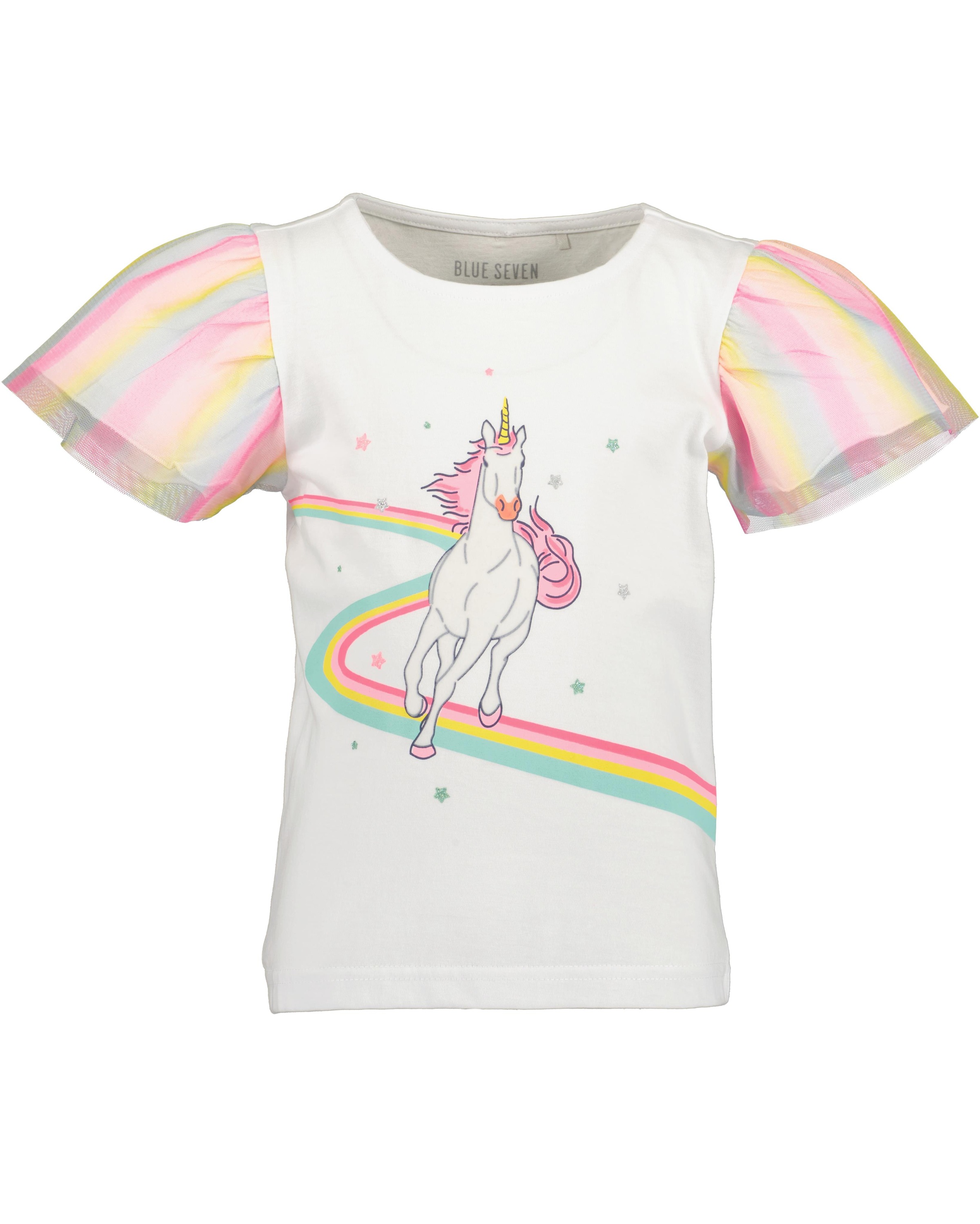 Blue Seven T-shirt à manches courtes Packung, 2 cuis mit süssen Einhorn-Drucken