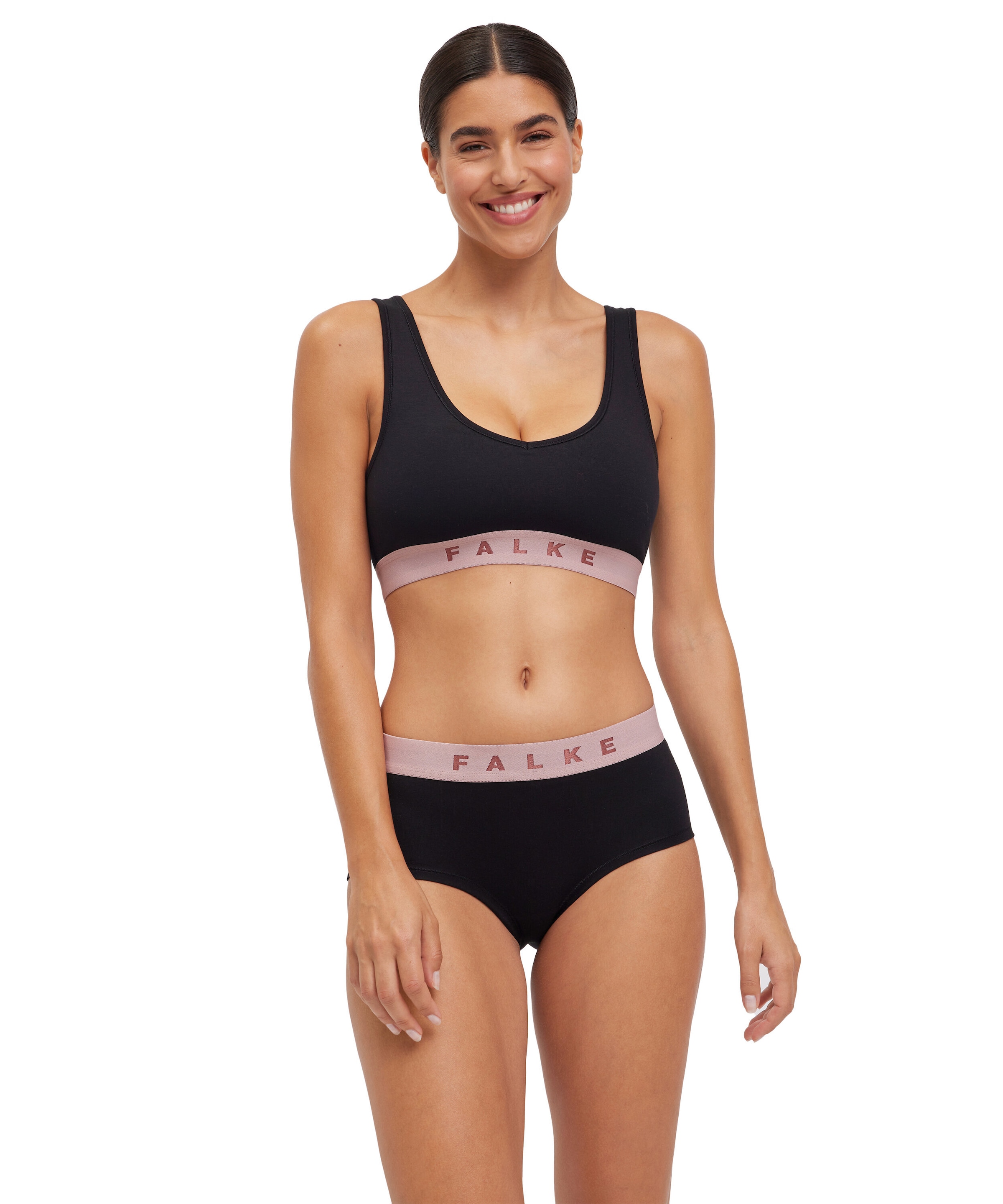 FALKE Hipster »Daily Comfort« Ceinture logo, mélange coton, lisse, doux