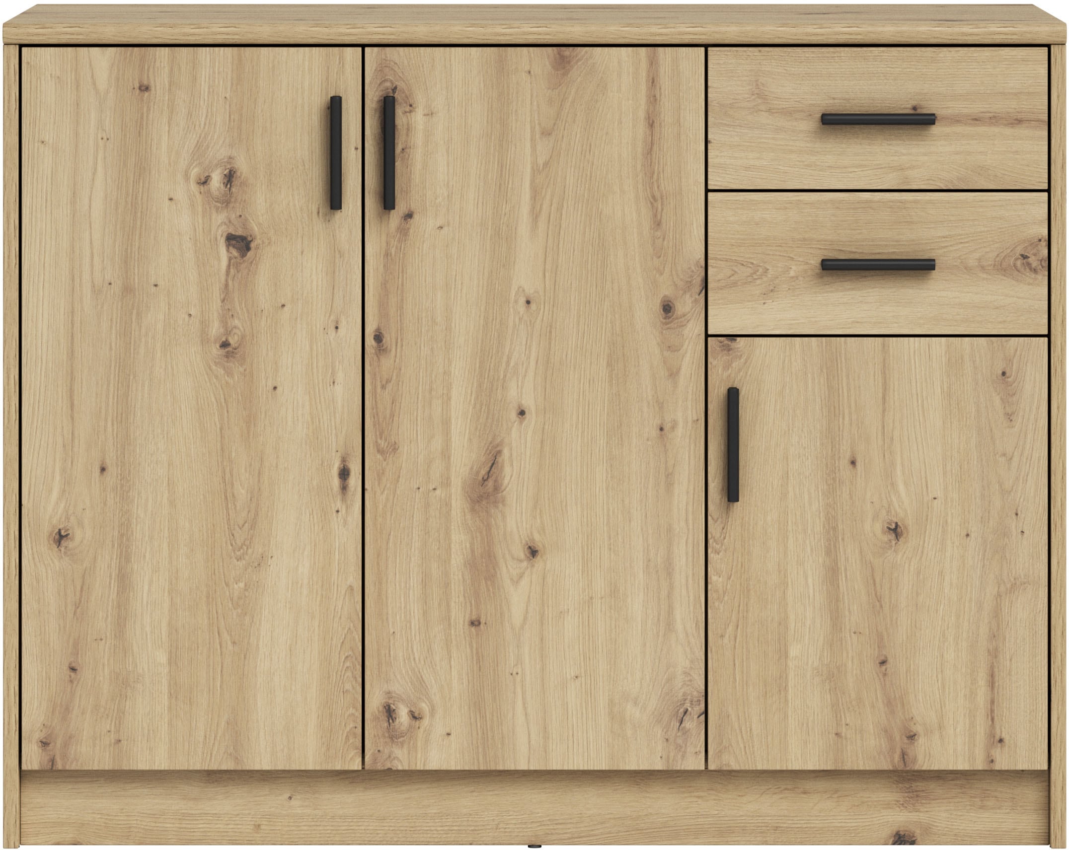 HBZ Sideboard »Nelly Kommode, BxHxT 109x86x50cm« 1 cuis tlg. Breite 109cm, Einlegeböden verstellbar, foliert