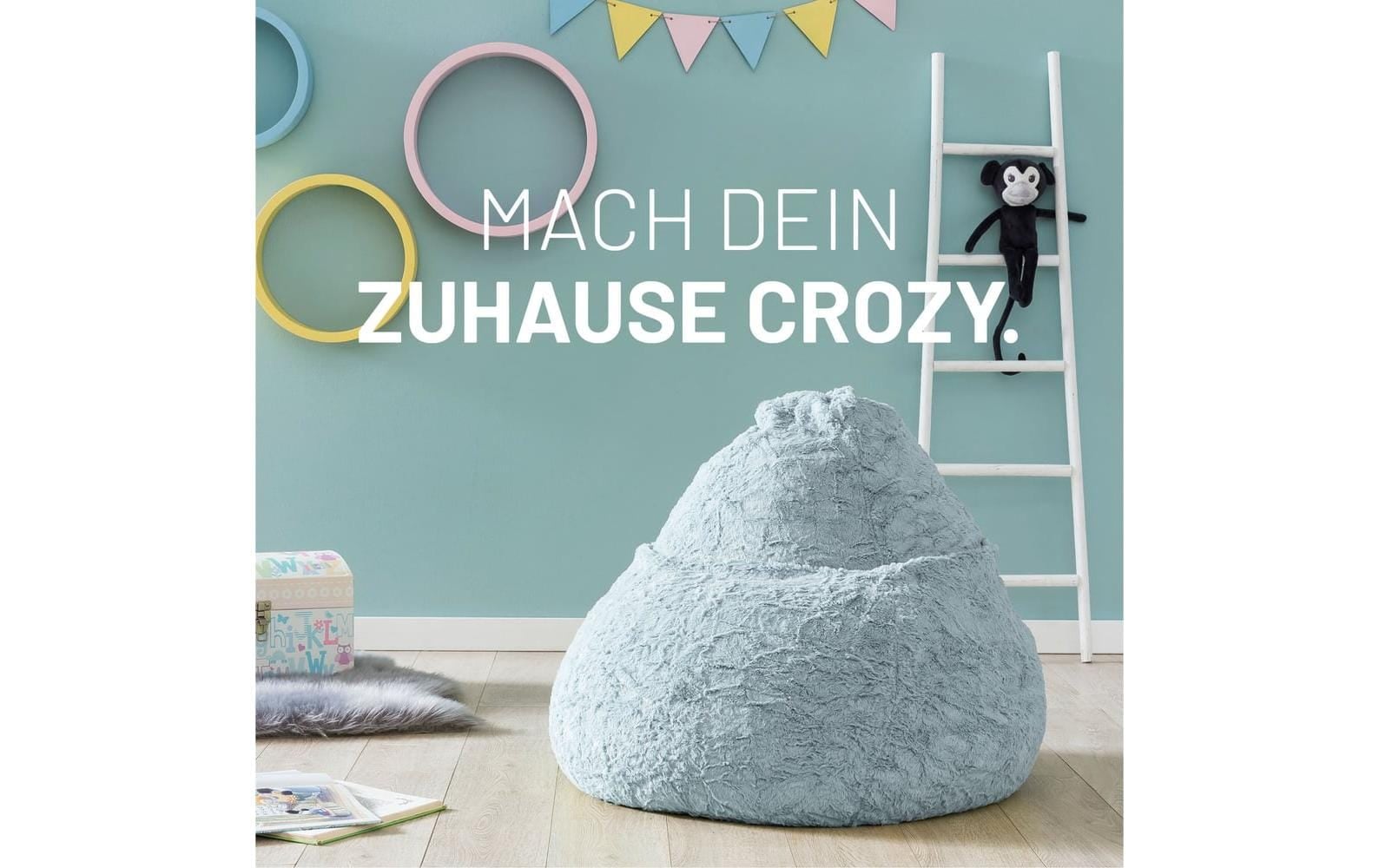 Lumaland Sitzsack »Lumaland Sitzsack Fluffy 120 l «