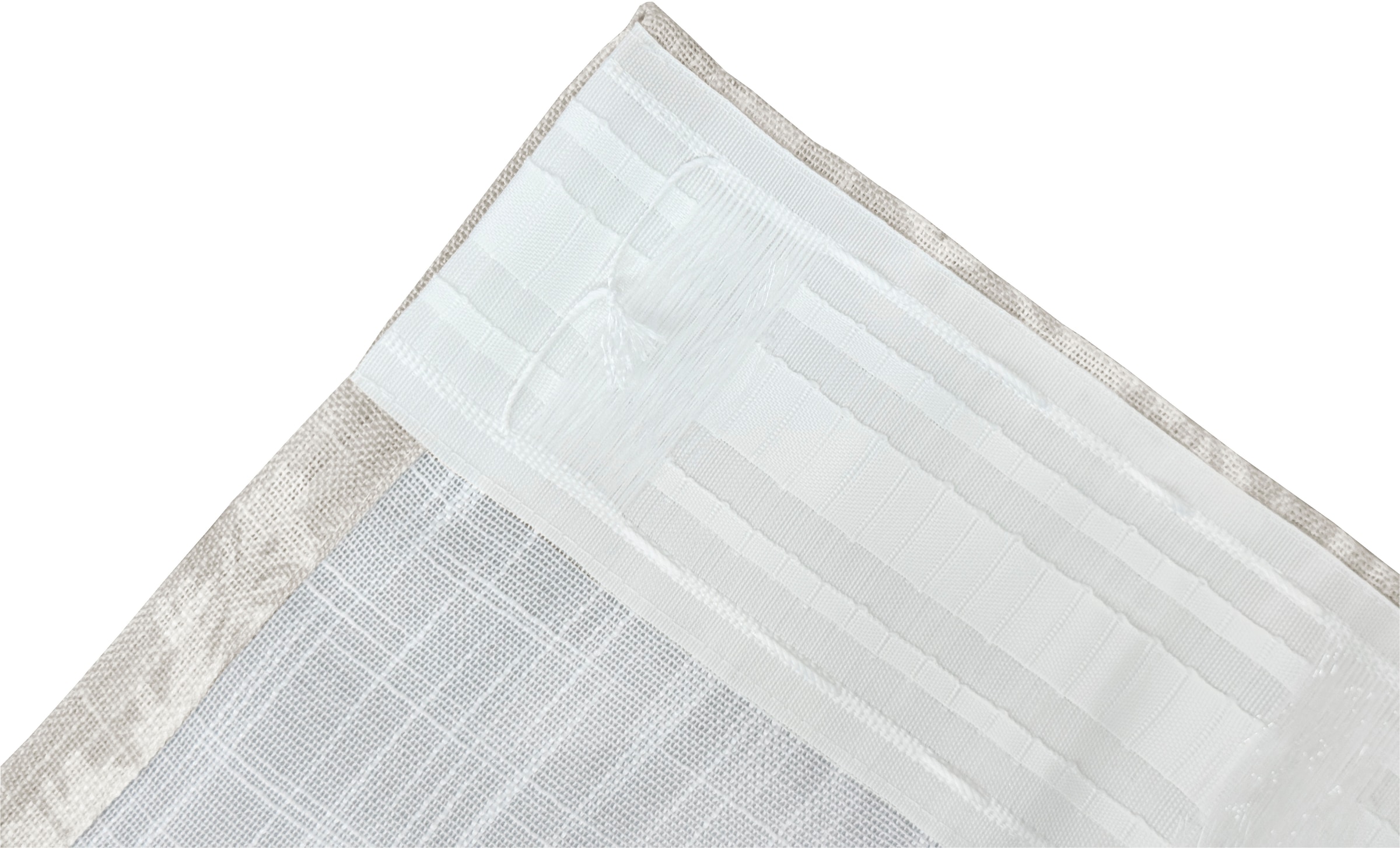 GOODproduct Rideau »Linnah« Bande multifonctionnelle 1 cuis tlg. halbtransparent, strukturiert, Wohnzimmer, Schlafzimmer, Esszimmer,