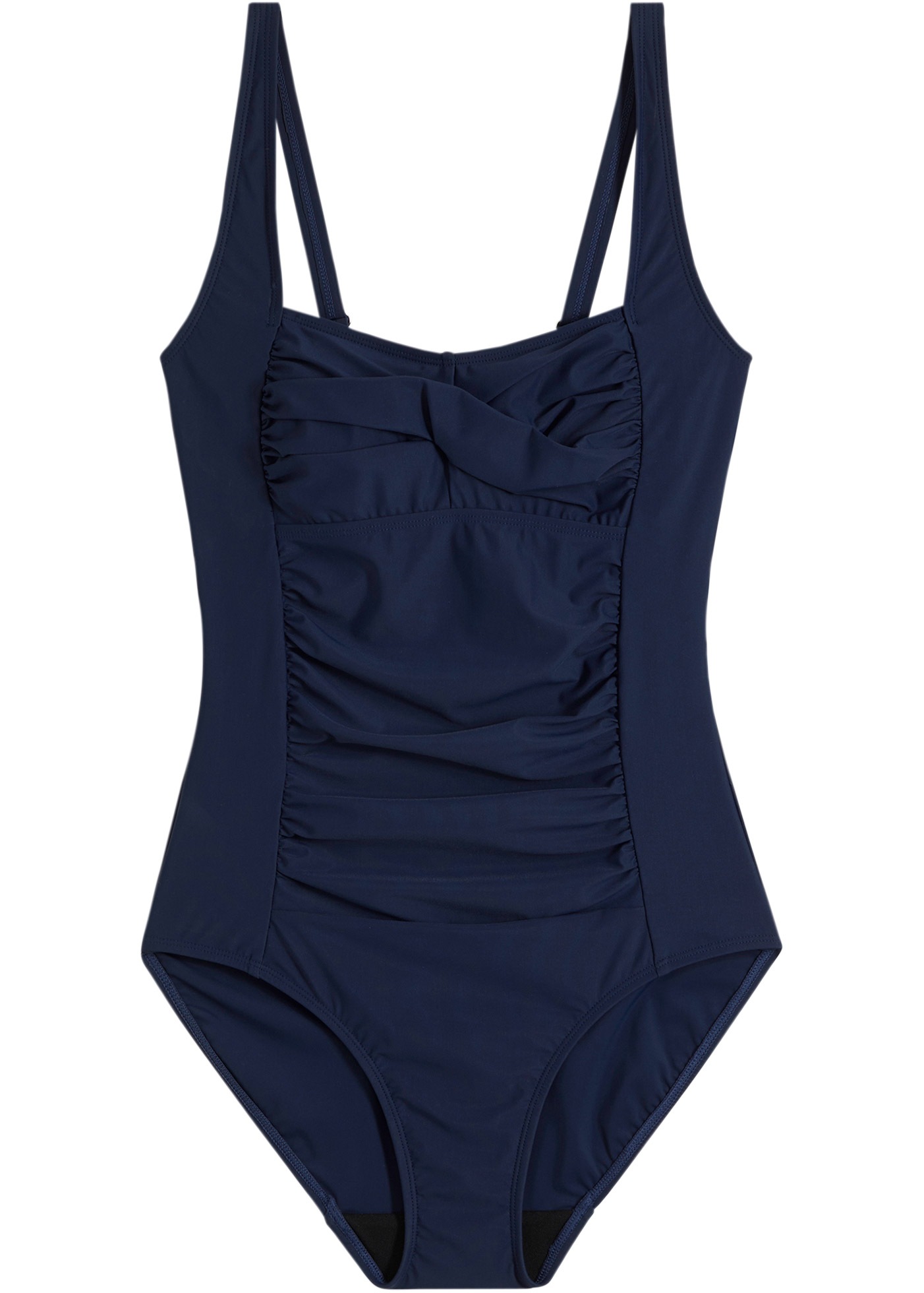 bonprix Badeanzug »Medium Shape-Badeanzug mit Wickeloptik« mit Wickeloptik, Medium Shape-Effekt, sportliche Passform