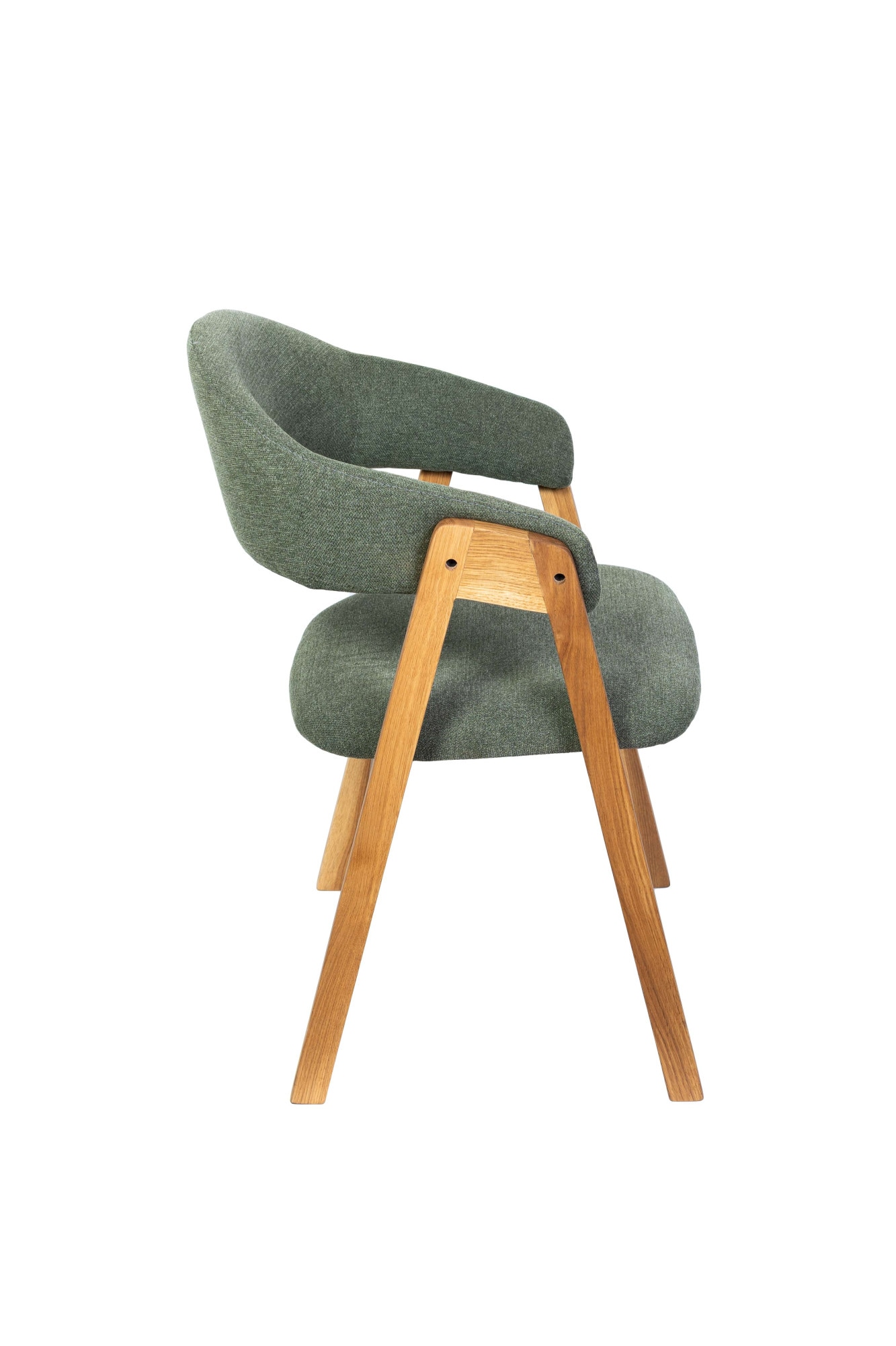 GOODproduct Armlehnstuhl »Arco Polsterstuhl, Esszimmerstuhl, Küchenstuhl, 4-Fussstuhl« () 2 Stk.Bequem und stilvoll. Gepolstert. Massivholzbeine