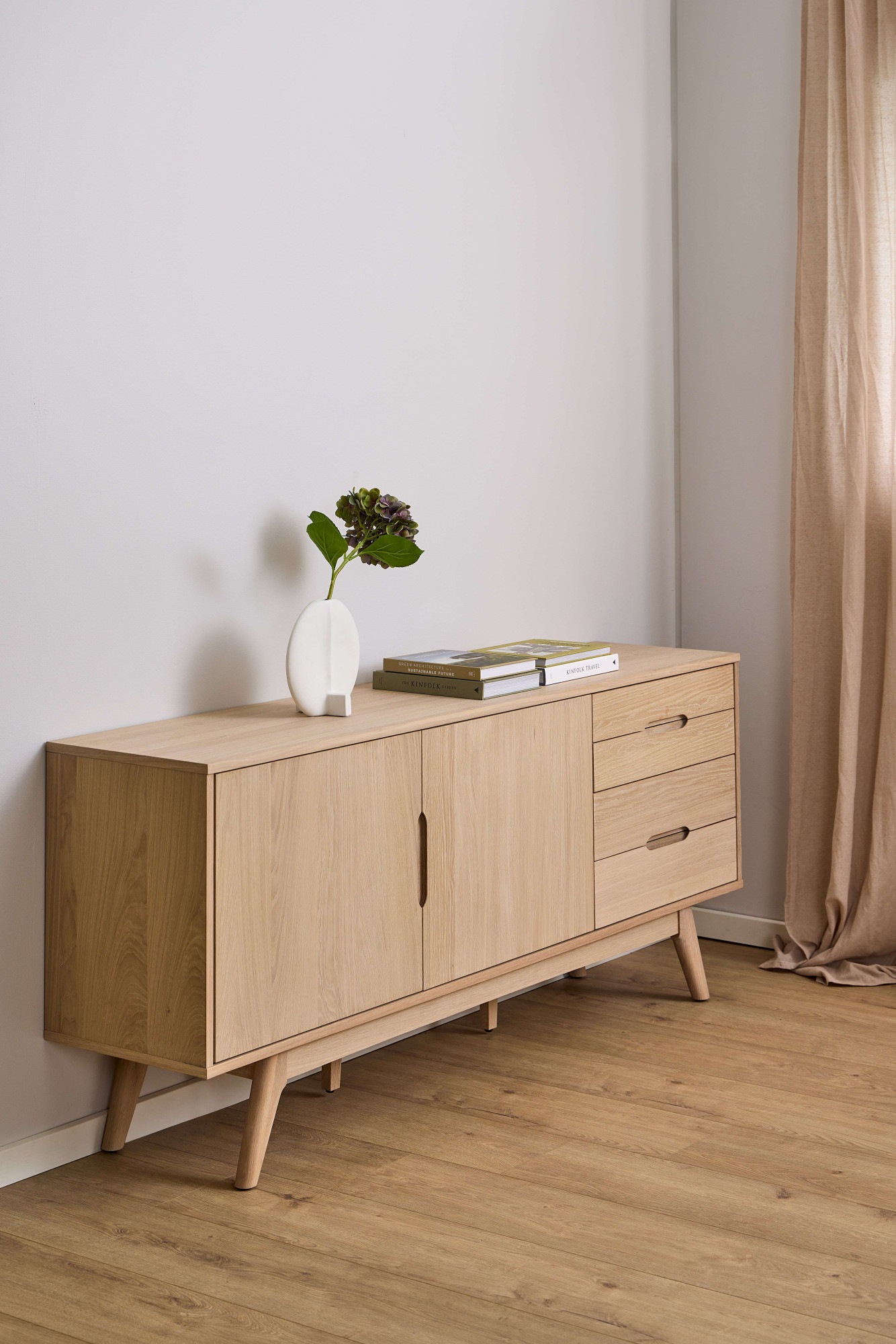ACTONA GROUP Modules d'armoire »Marte, Schrank, Kommode« Buffet, chêne, 180x40x75cm