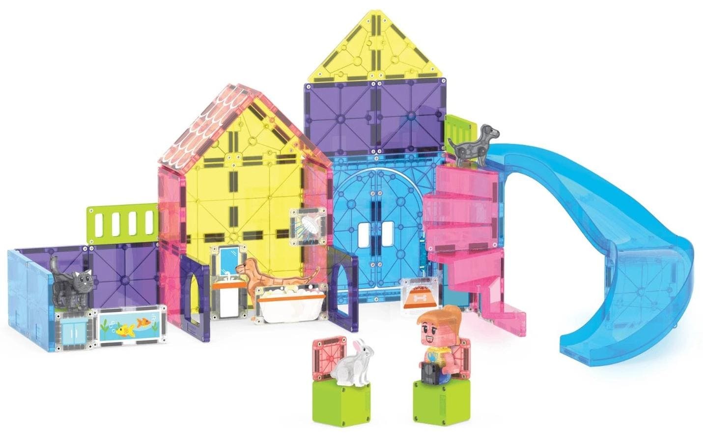   Steinbaukasten »Magna-Tiles Pet Playhouse 50 Teile«
