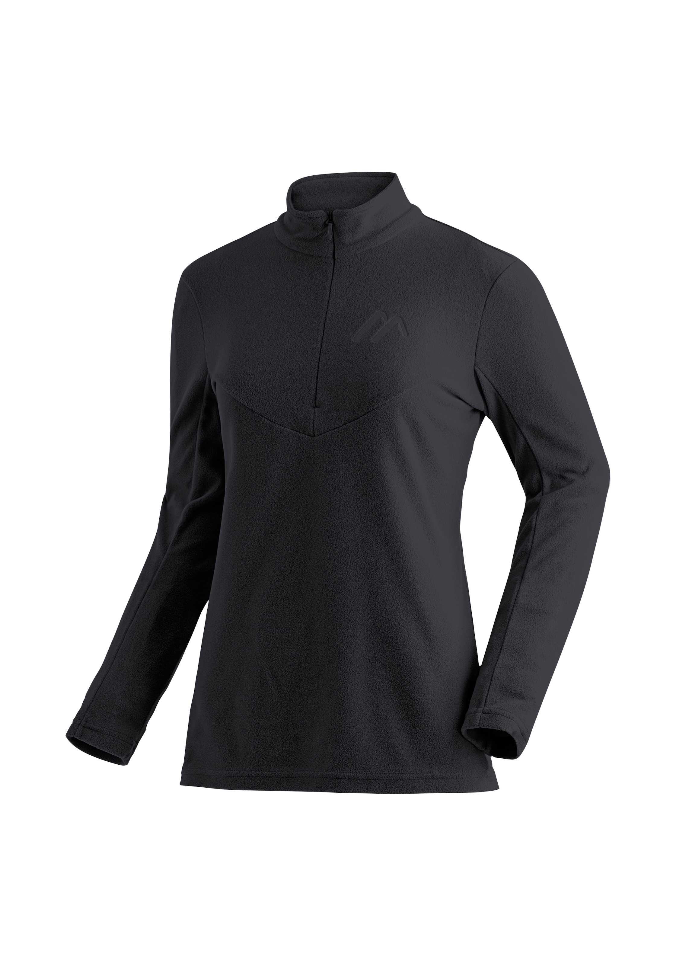Maier Sports Fleecepullover »Denise HZ W«, Damen Midlayer, pflegeleichtes Half-Zip Fleece
