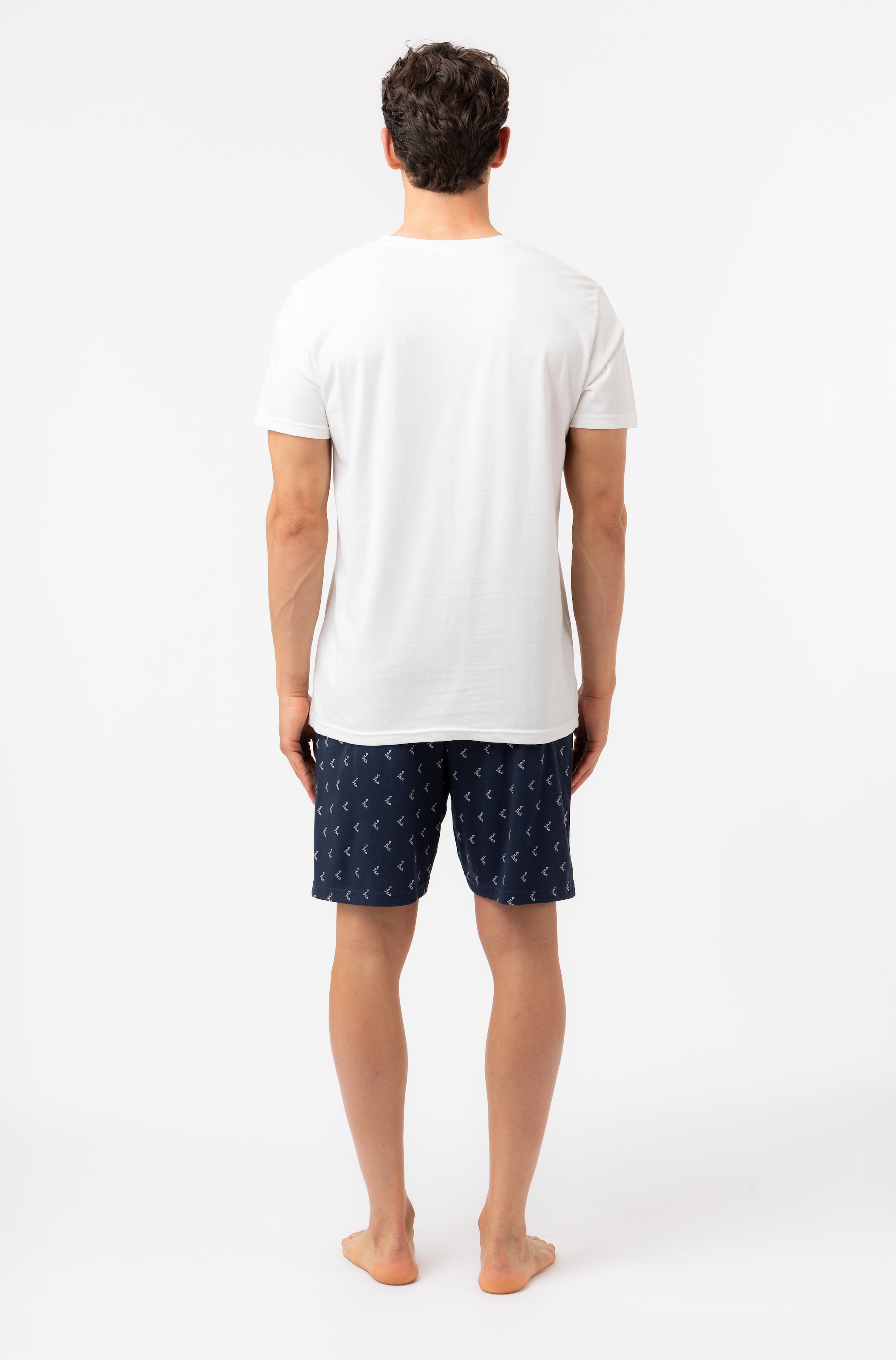 Fila Shorty 2 mit Rundhalsausschnitt, Kurzarm, Cotton