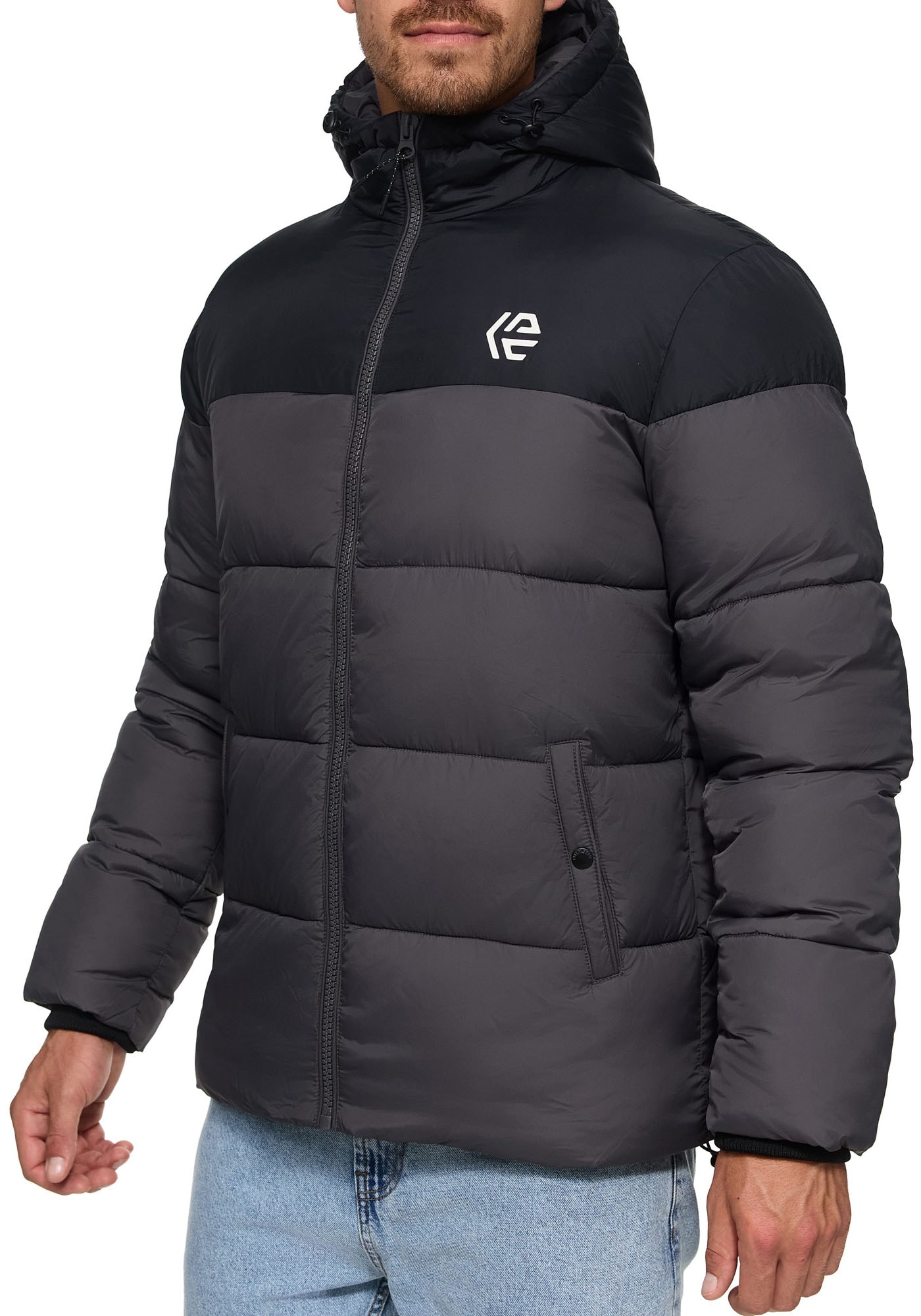 Indicode Steppjacke »INAlanin« mit Kapuze