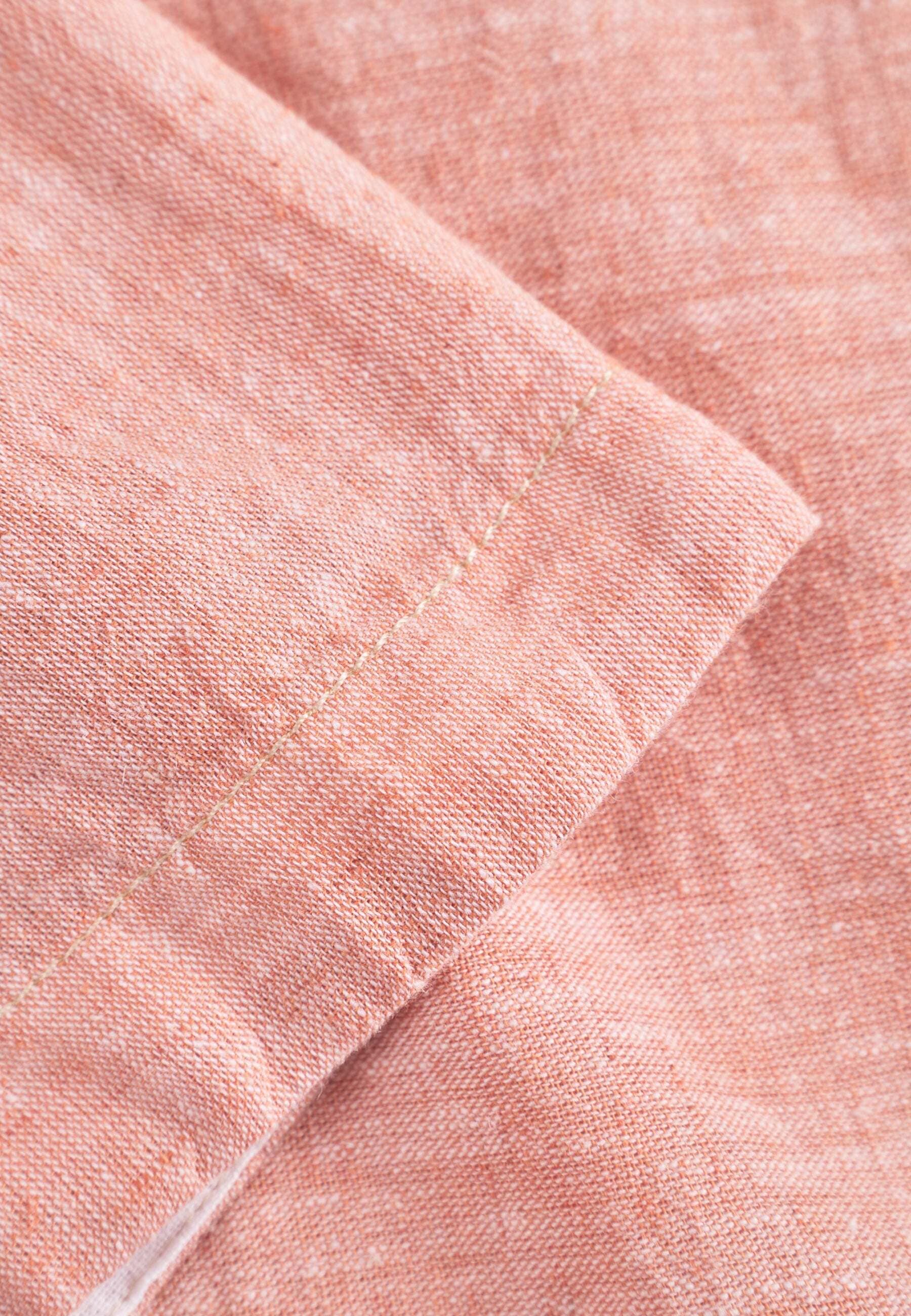 colours & sons Kurzarmhemd »colours & sons Kurzarmhemd Shirt-Linen Blend Kent«