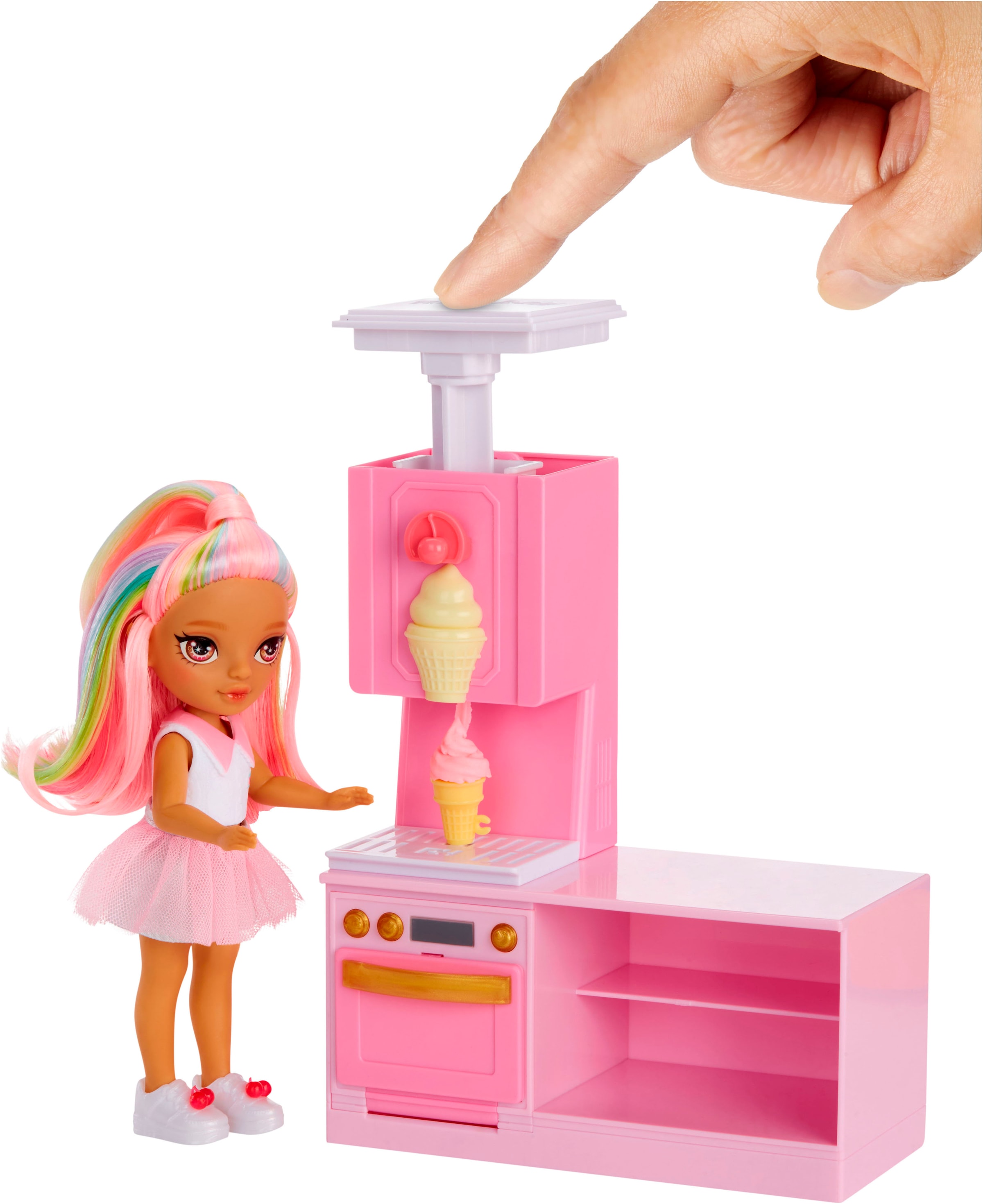 RAINBOW HIGH Minipuppe »Rainbow High Little Dessert Shop with Kandy Playset«