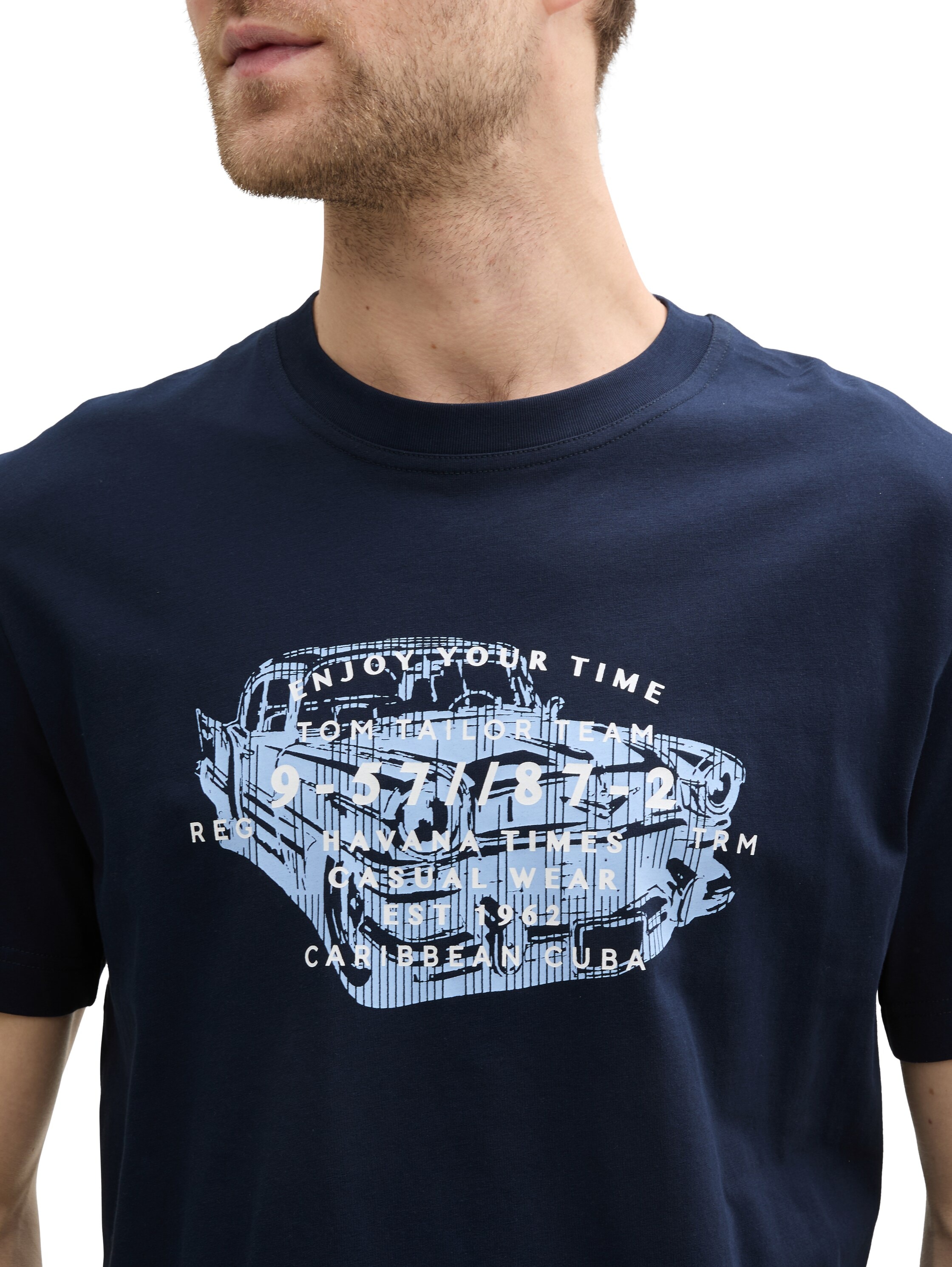 TOM TAILOR T-shirt, 2 cuis mit Frontprint
