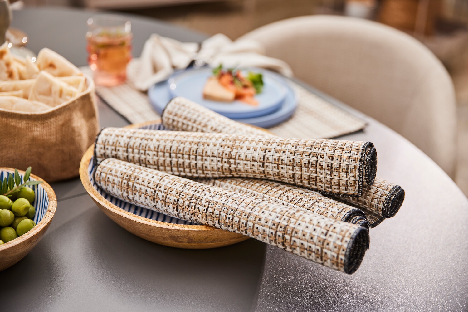 APELT Set de table »Cona« avec bord festonné