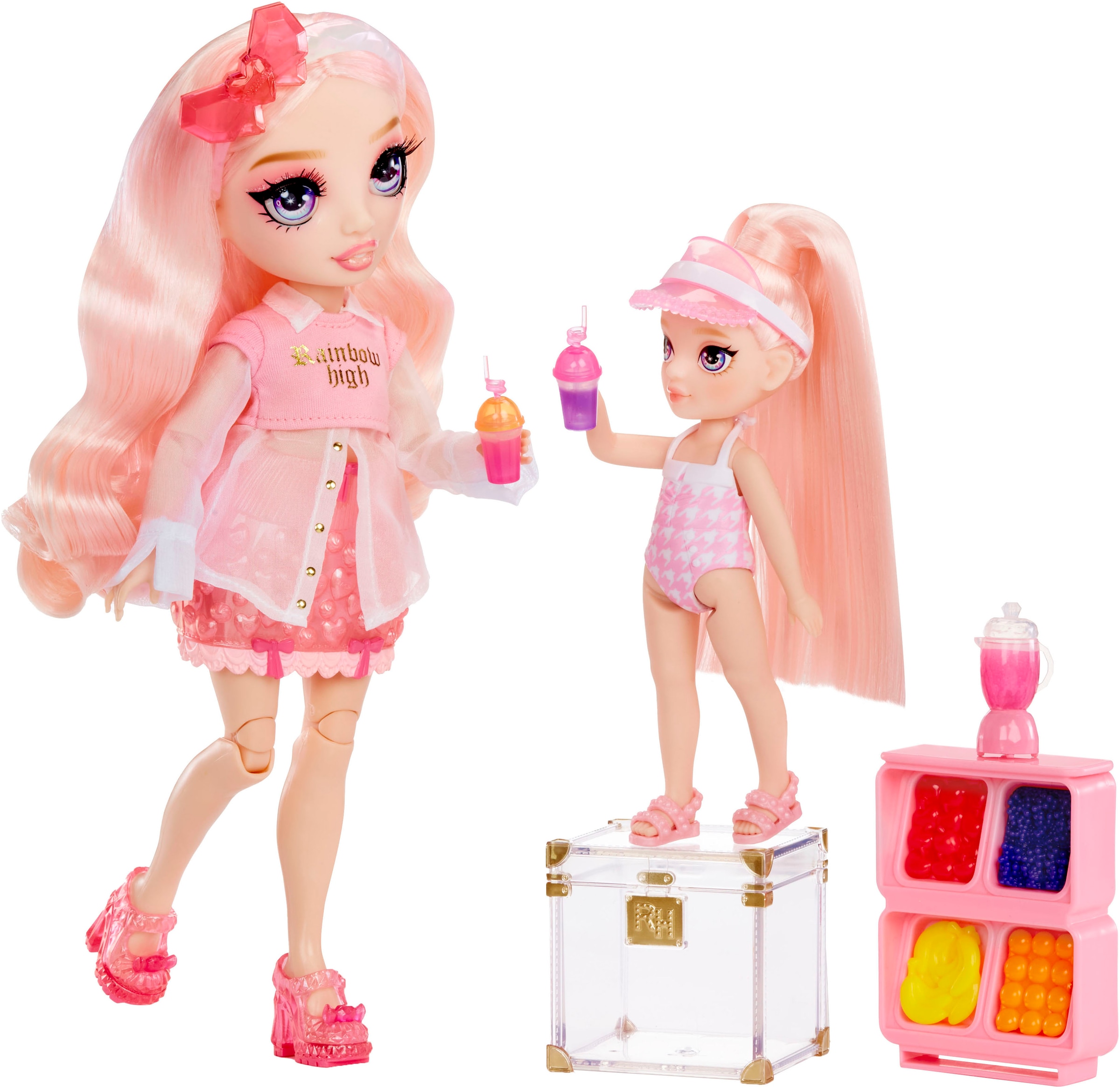 RAINBOW HIGH Minipuppe »Rainbow High Little Pool Day with Blush Playset«