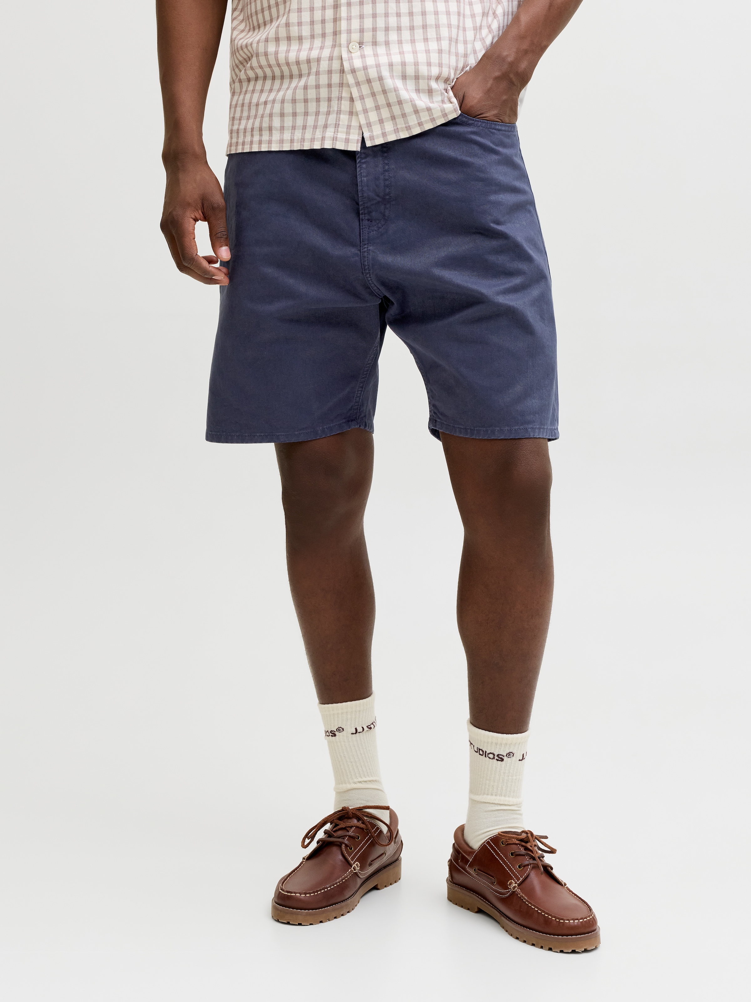 Jack & Jones Short »JPSTTONY ORIGINAL 017 SHORTS MID SN«  coton, coupe ample