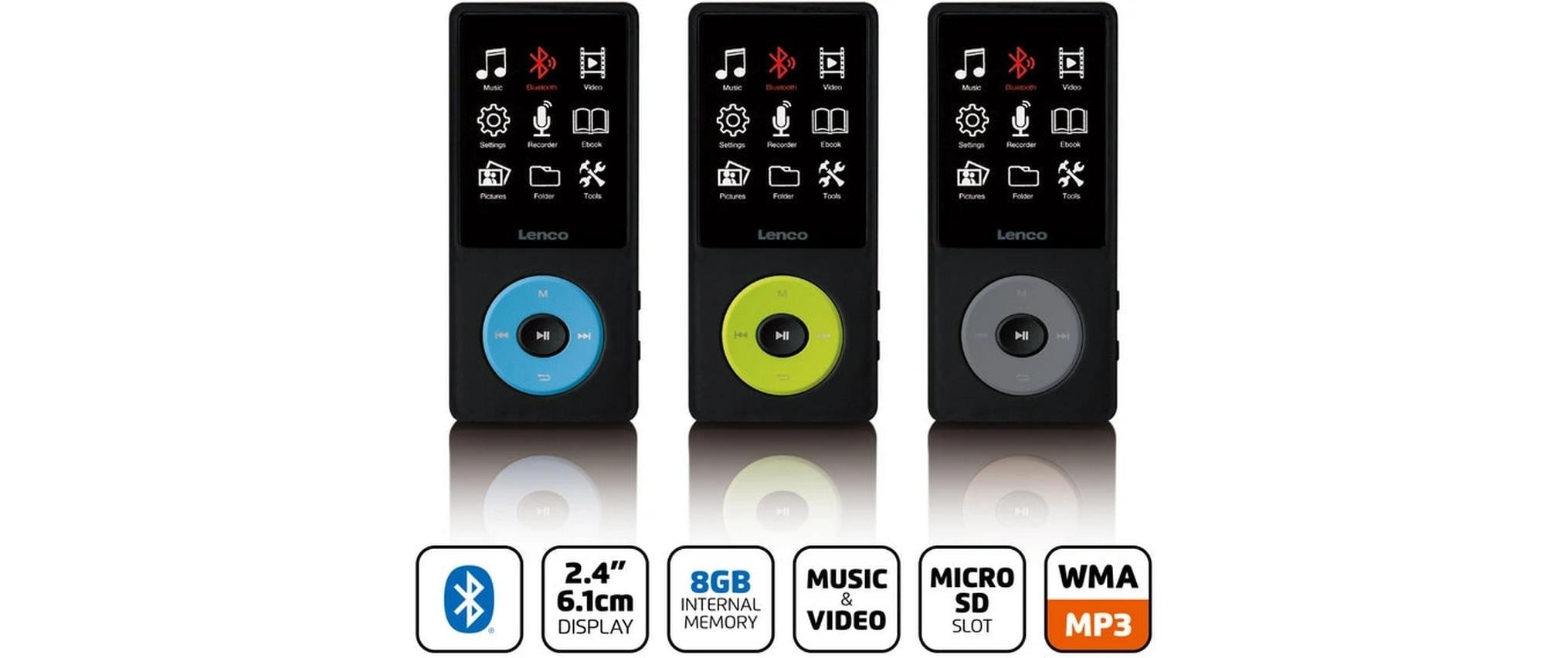 Lenco MP4-Player »Xemio-860 MP4-Player mit Display Akku BT 8GB« ( )