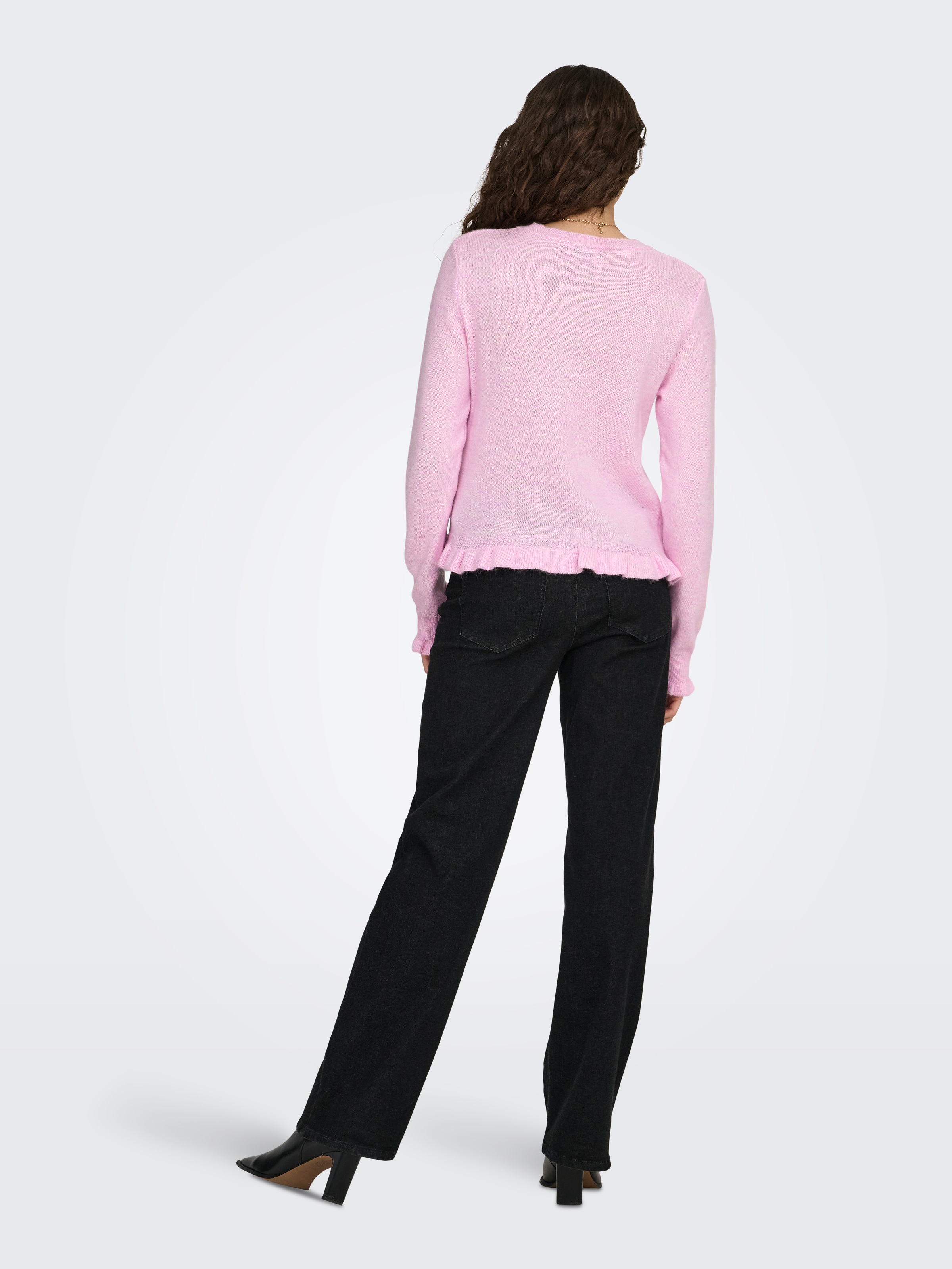 JDY Veste en tricot »JDYLETTY L/S ON FRILL CARDIGAN KNT NOOS«