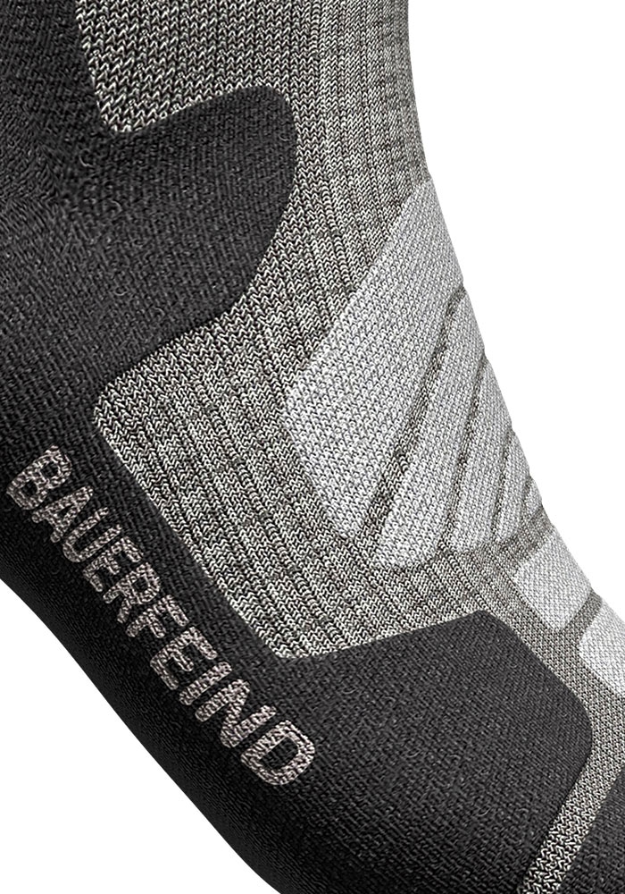 Bauerfeind Chaussettes de sport »Outdoor Merino Mid Cut Socks, Women« avec une forte teneur en laine mérinos, respirant, chaud