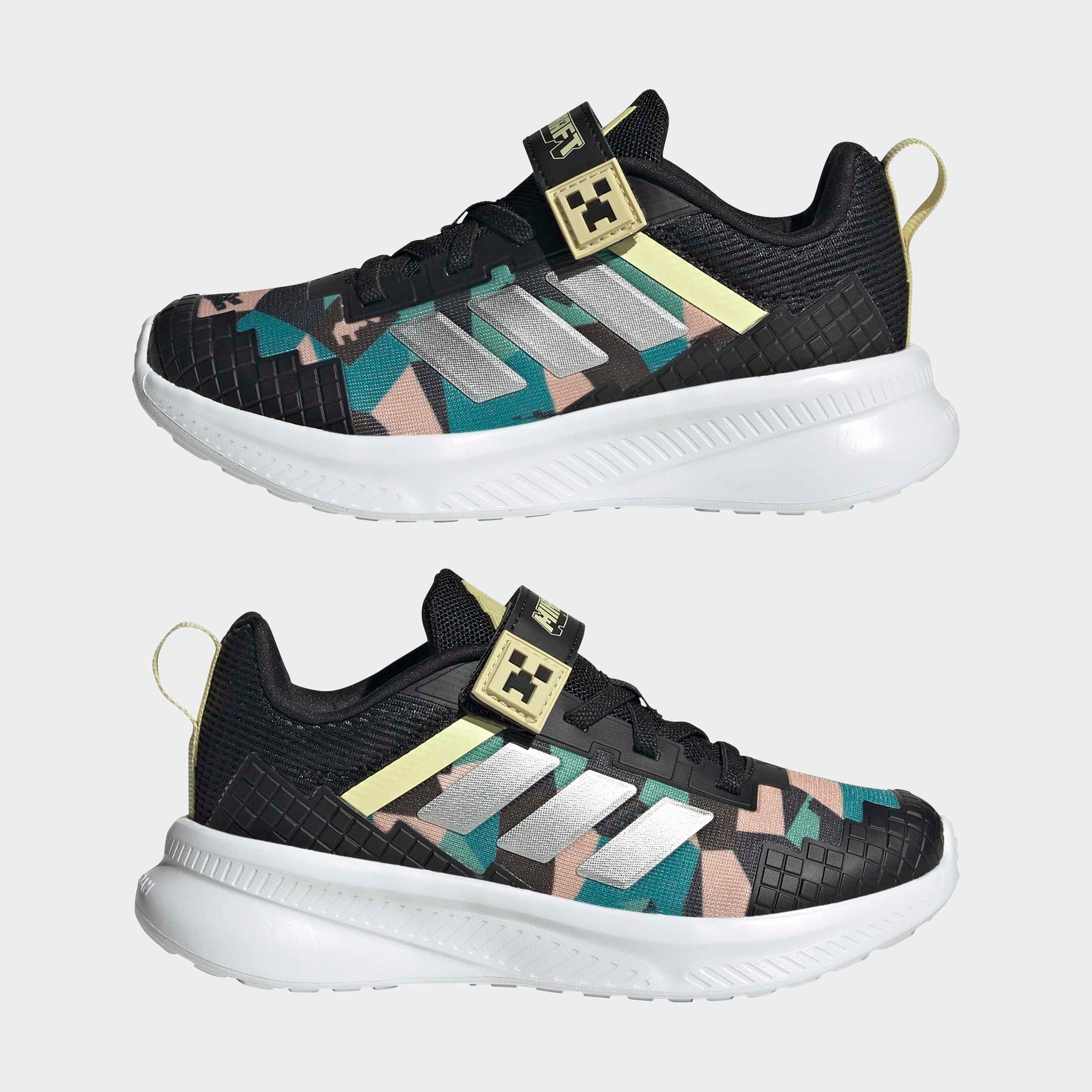 adidas Sportswear Chaussure de course »ADIDAS MINECRAFT FORTARUN 4.0  KINDER«  avec fermeture velcro, pour enfants & adolescents