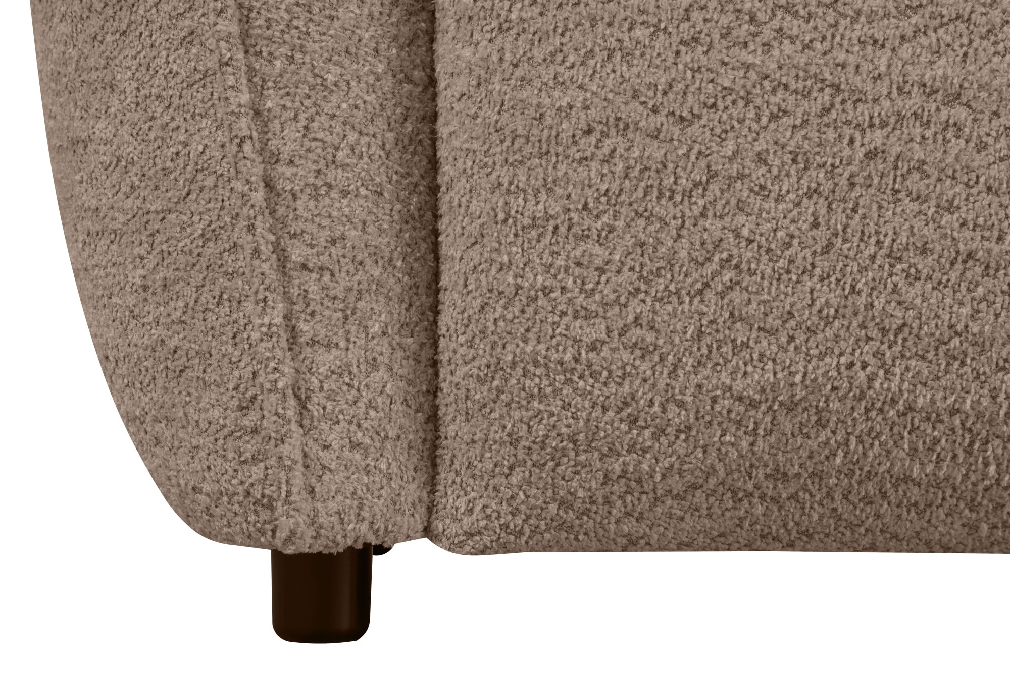 GOODproduct Canapé d'angle »OSTRUP Rundsofa, L-Form, Naturtöne, Boucle oder Chenille« largeur 280 cm, forme organique aux courbes douces