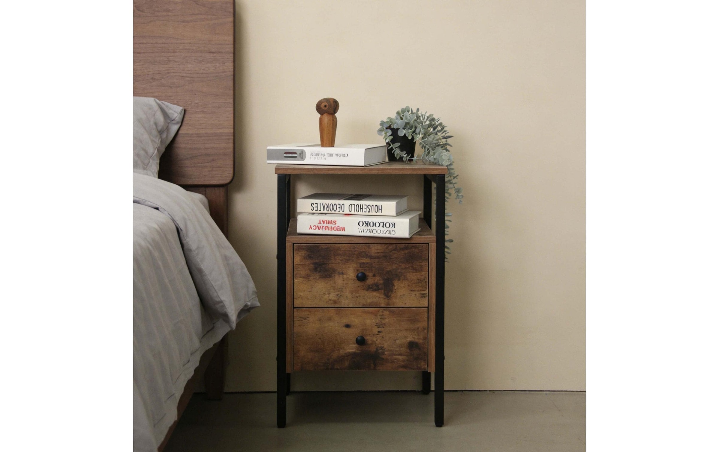 relaxdays Table de nuit »40 x 61 cm«