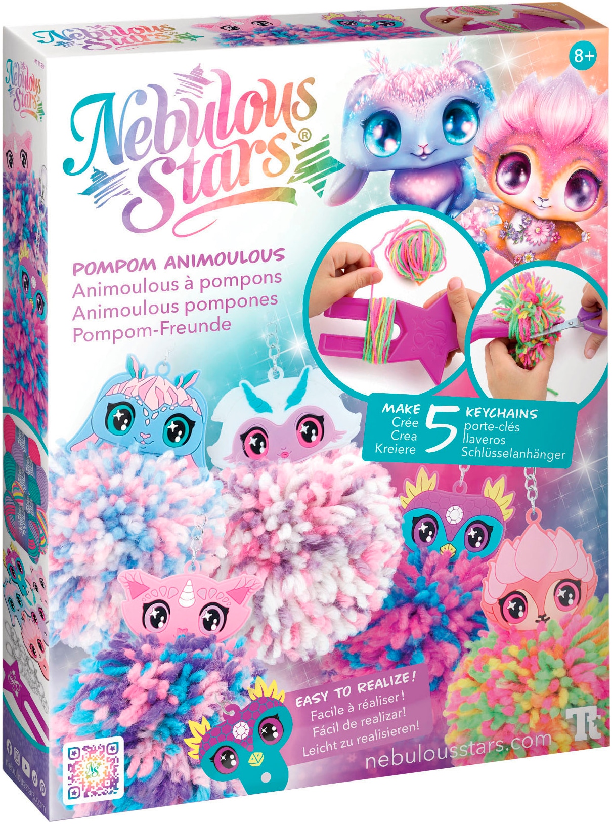 Nebulous Stars Kreativset »Nebulous Stars, Pom-Pom Animoulous«