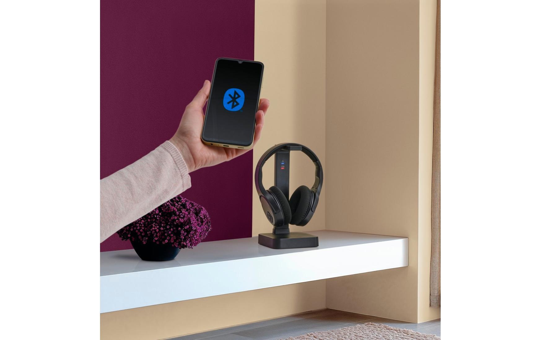   Over-Ear-Kopfhörer Active Noise Cancelling (ANC) eingebautes Mikrofon, Ladezeit: 2,5h