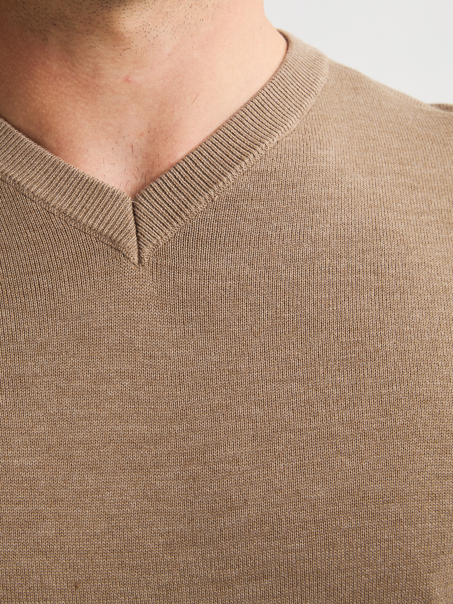 Petrol Industries Pull col V »V-Neck Basi« Materialmix mit Baumwollanteil