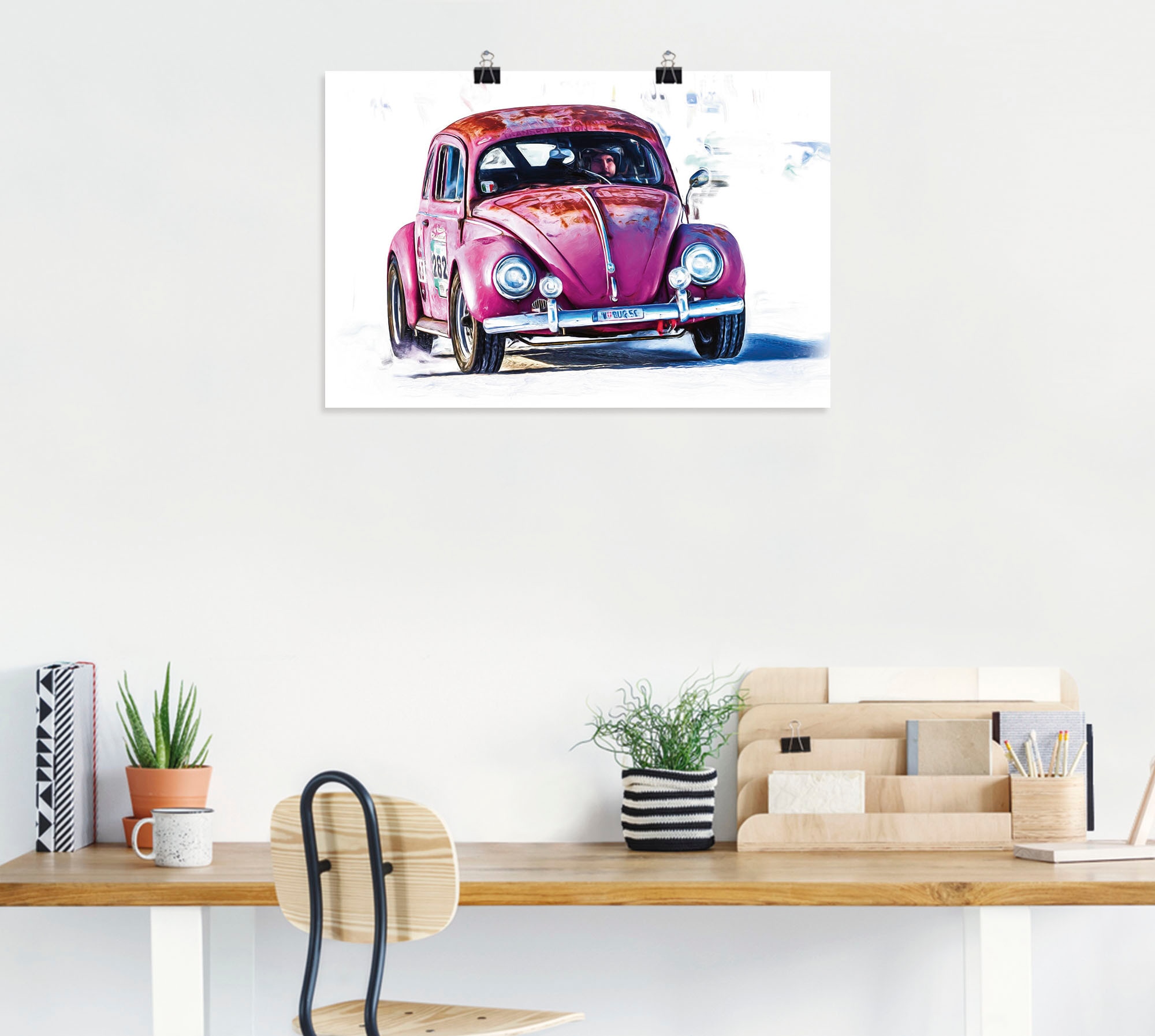 Artland Poster »Kleiner Flitzer« Auto 1 Stk. tlg. ohne Rahmen