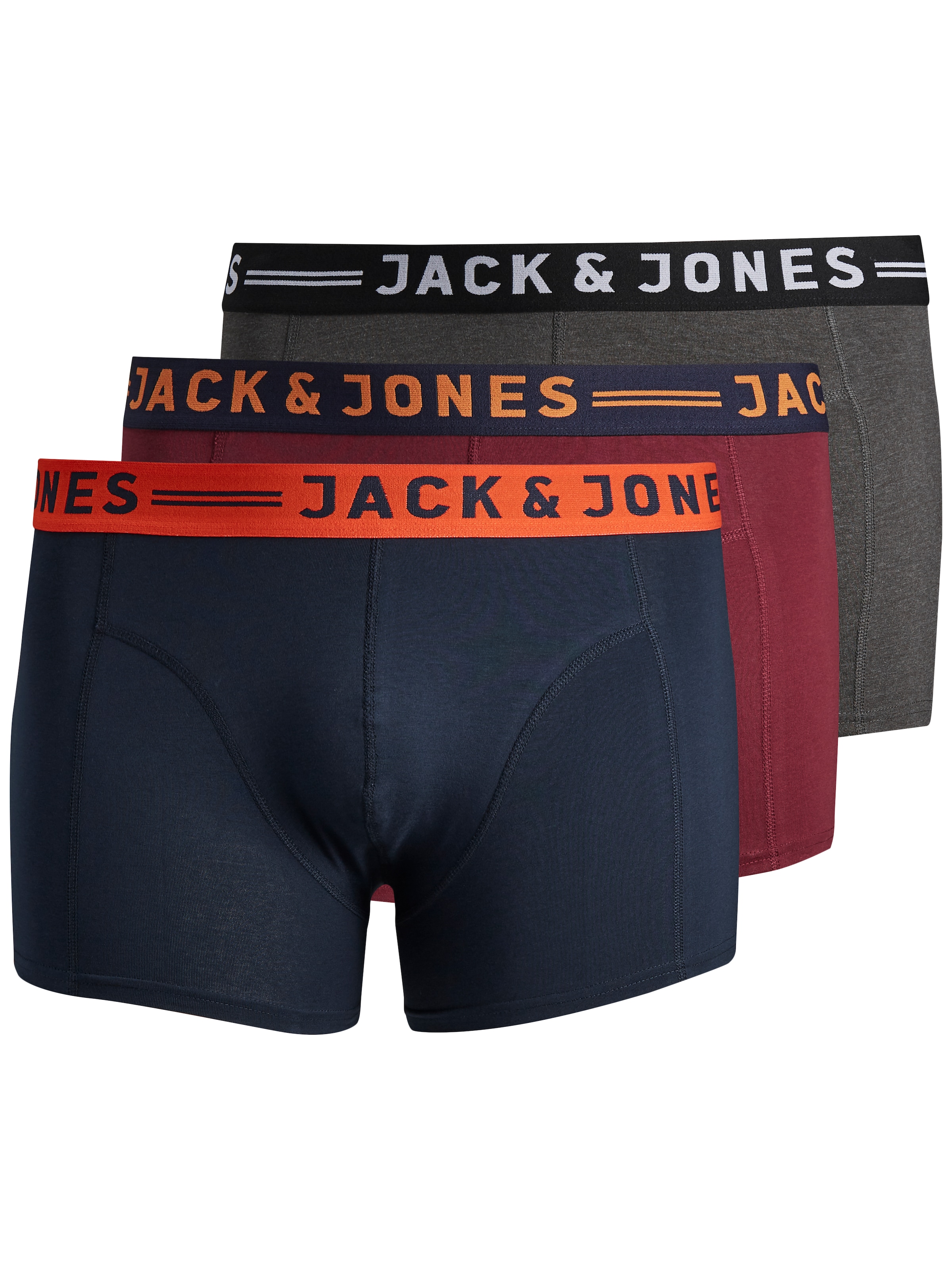 Jack & Jones PlusSize Boxers »JACLICHFIELD TRUNKS NOOS 3 PACK PLS« Packung, 3 cuis