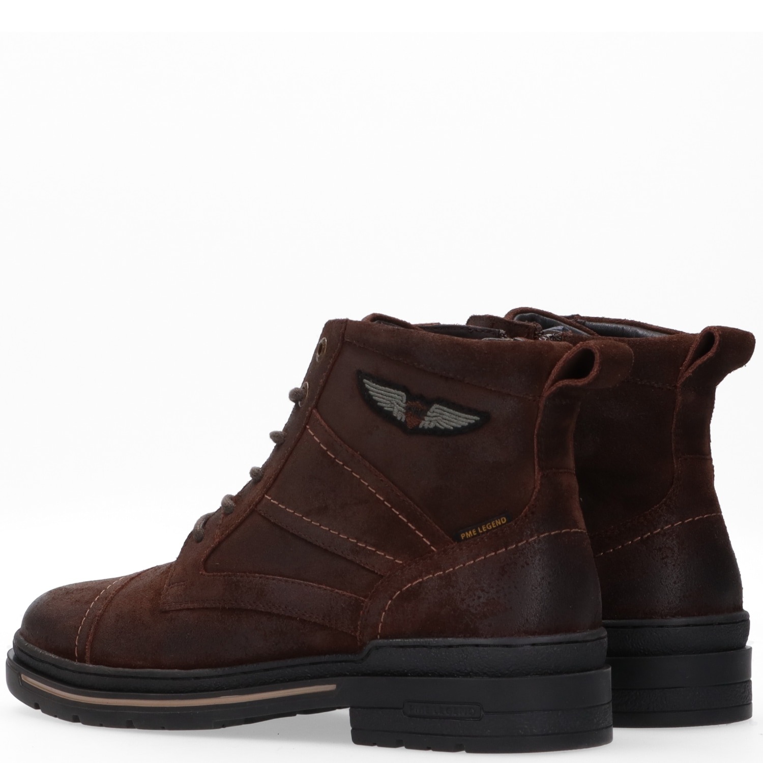 PME LEGEND Bottes à lacets »TARMAC«  Schnürboots, Workerboots mit Anziehlasche und Reissverschluss