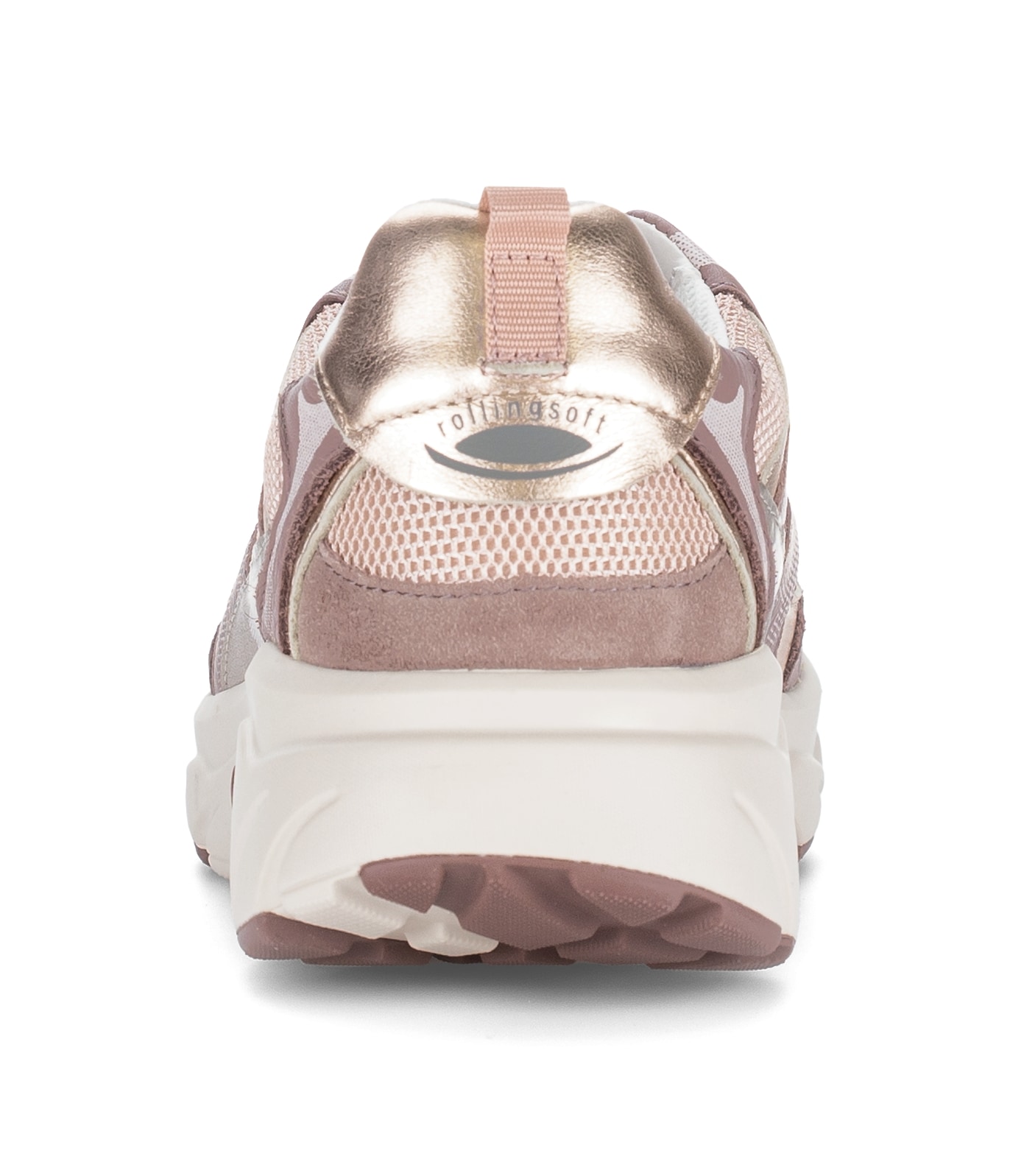 rollingsoft Baskets compensées  , chaussure de loisirs, chaussure basse, chaussure à lacets avec semelle rollingsoft