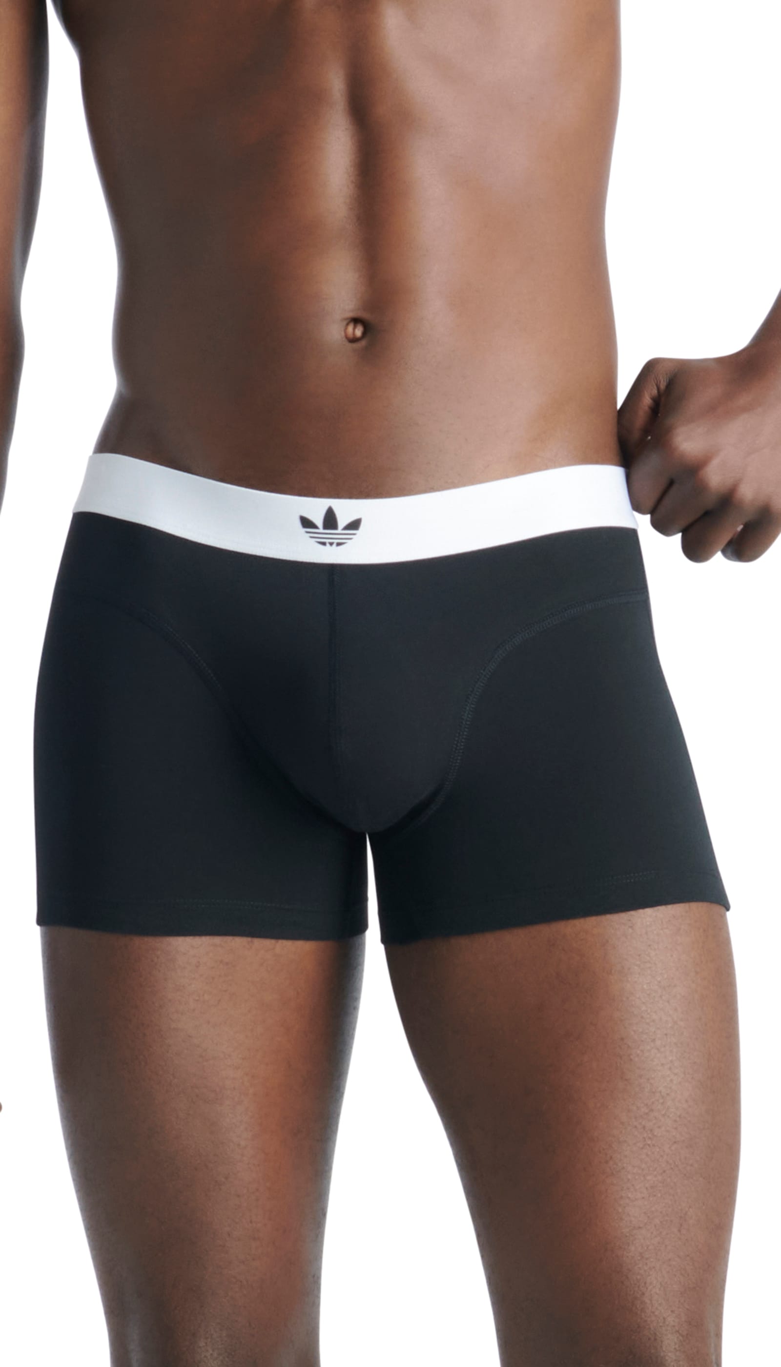 adidas Originals Tronc »Comfort Flex Cotton Body Lines« 2er Pack,  ohne Eingriff, elastisch, atmungsaktiv, weich, Logo-Bund