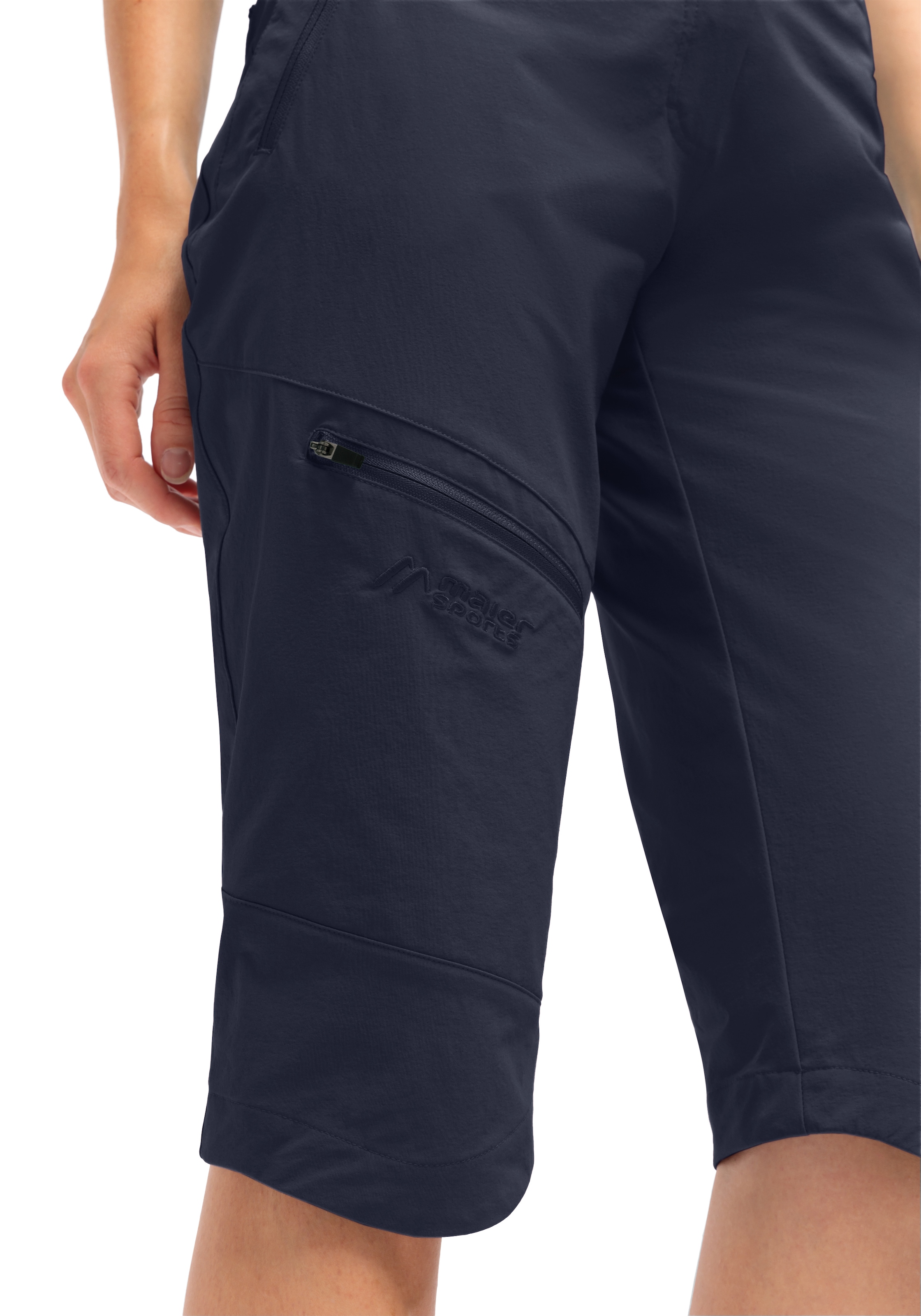 Maier Sports Outdoorhose »Inara slim Capri Vario«  Damen Wanderhose, elastische Funktionshose mit 4 Taschen, Slim Fit