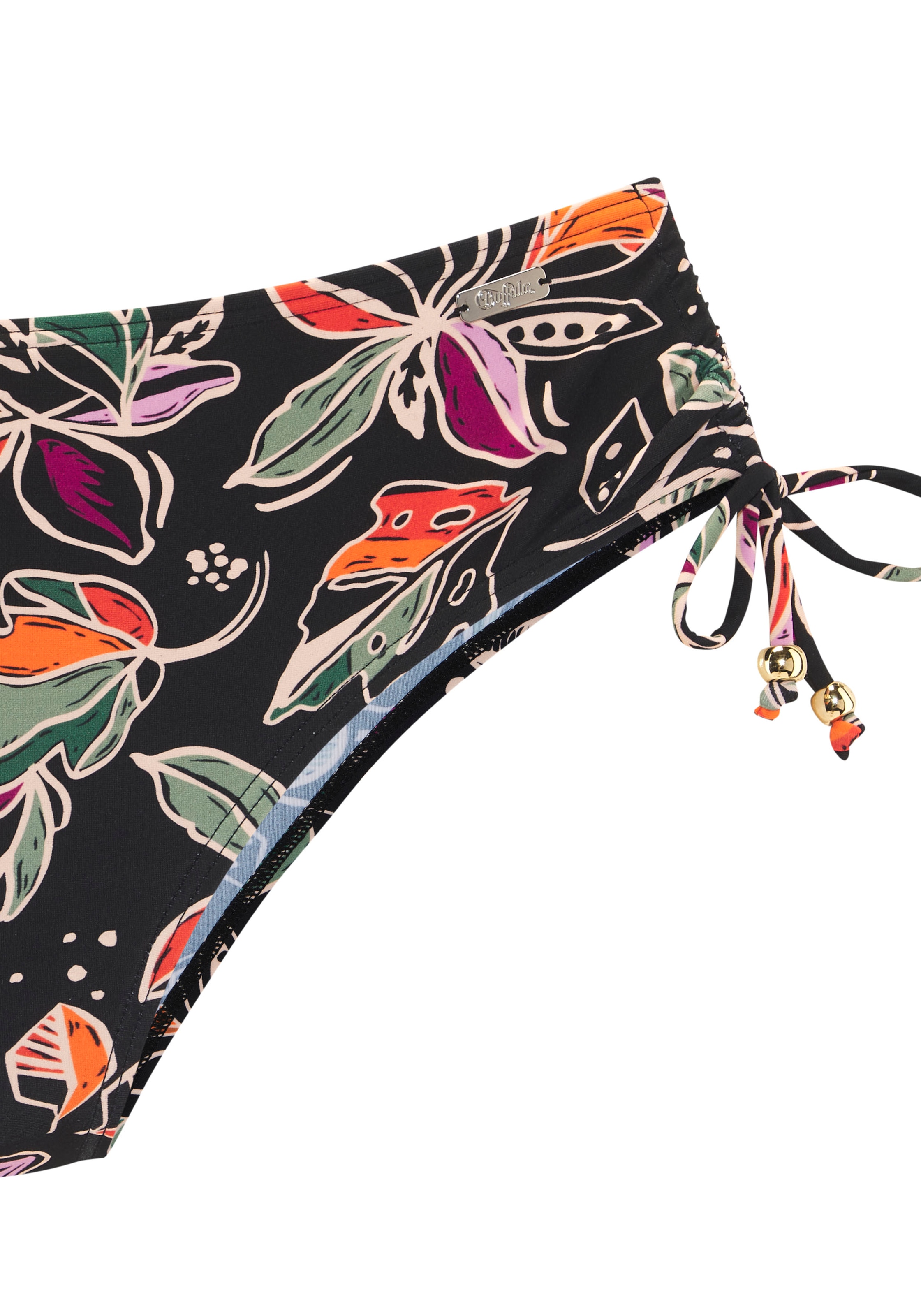 Buffalo Bikini-Hose »Whoopi« mit modernem Blätterdruck