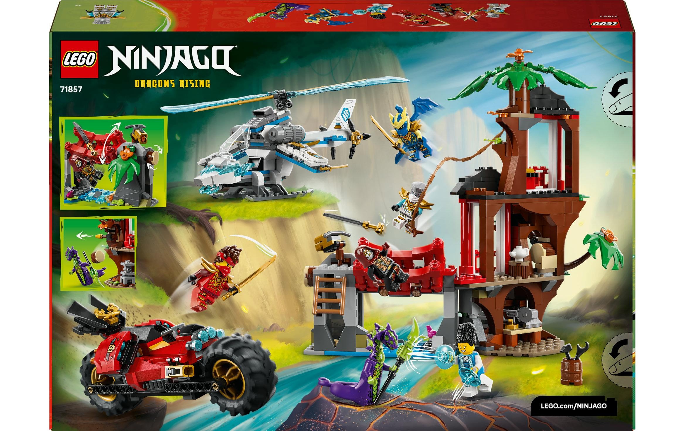   Pions de construction »Ninjago Showdown am Baumhaus mit dem Ninja-Bike 71857« Kategorie: Fantasy-Welt