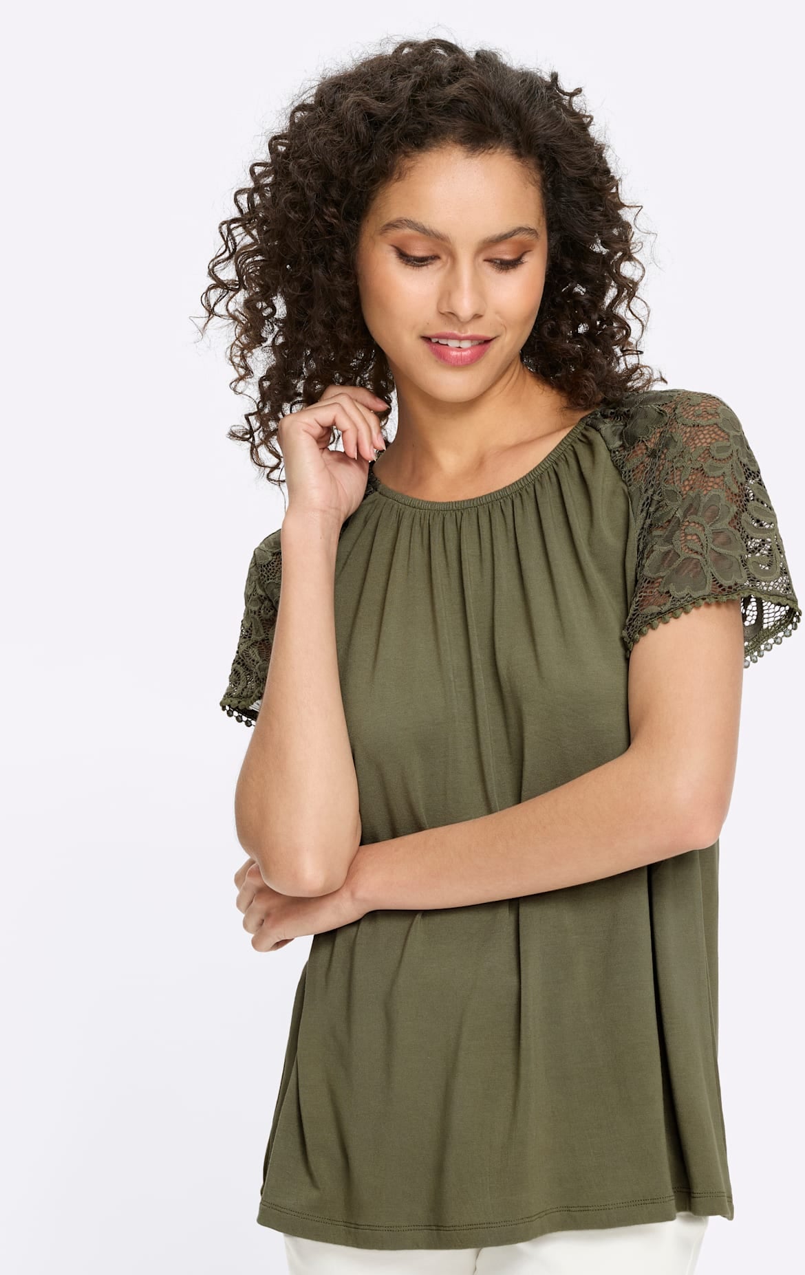 heine Spitzenshirt »T-Shirt« 1 tlg.